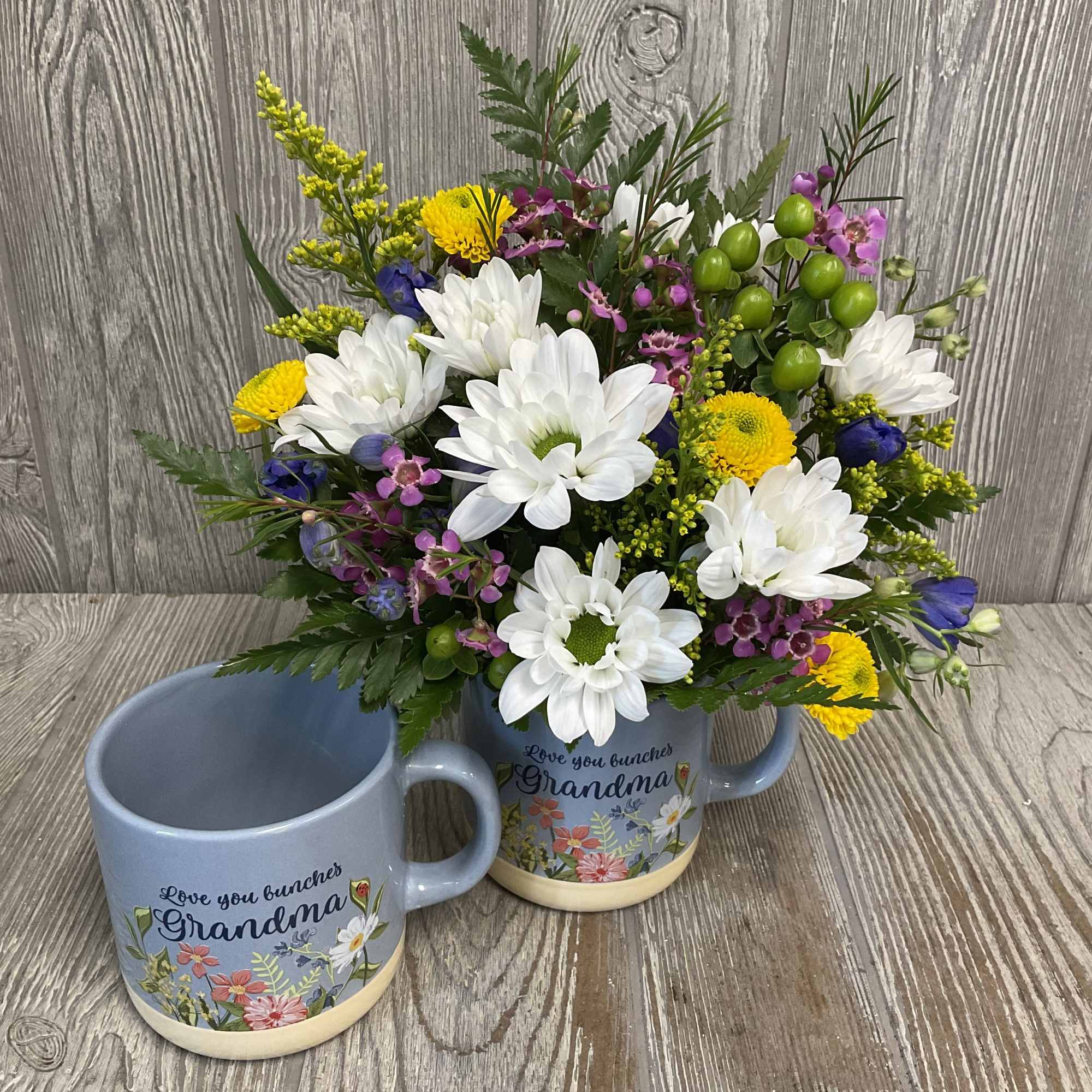 Show your love to Grandma with a colorful arrangement of fresh cut