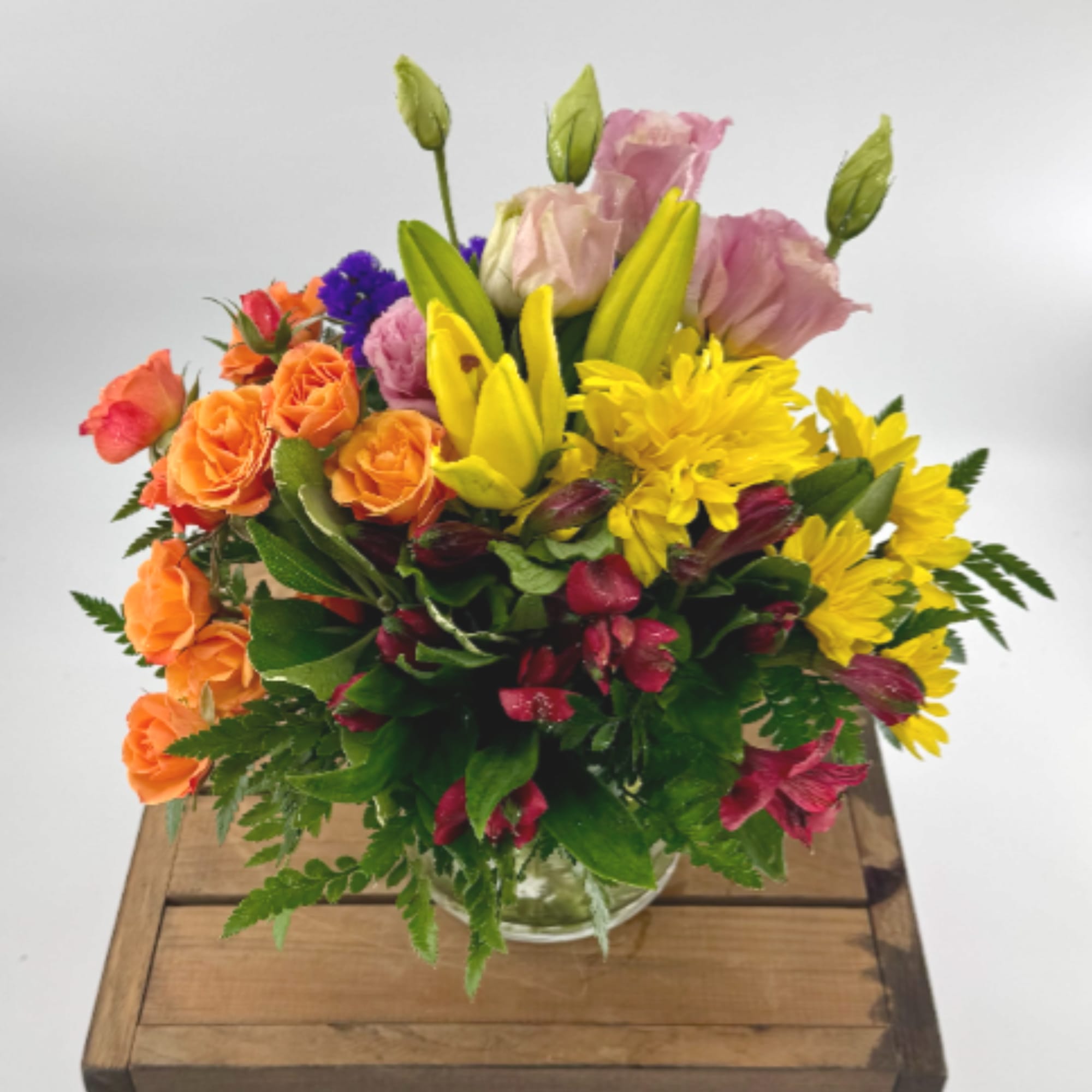 Juicy by BloomNation&trade; packs a color punch! Featuring over 6 different flowers