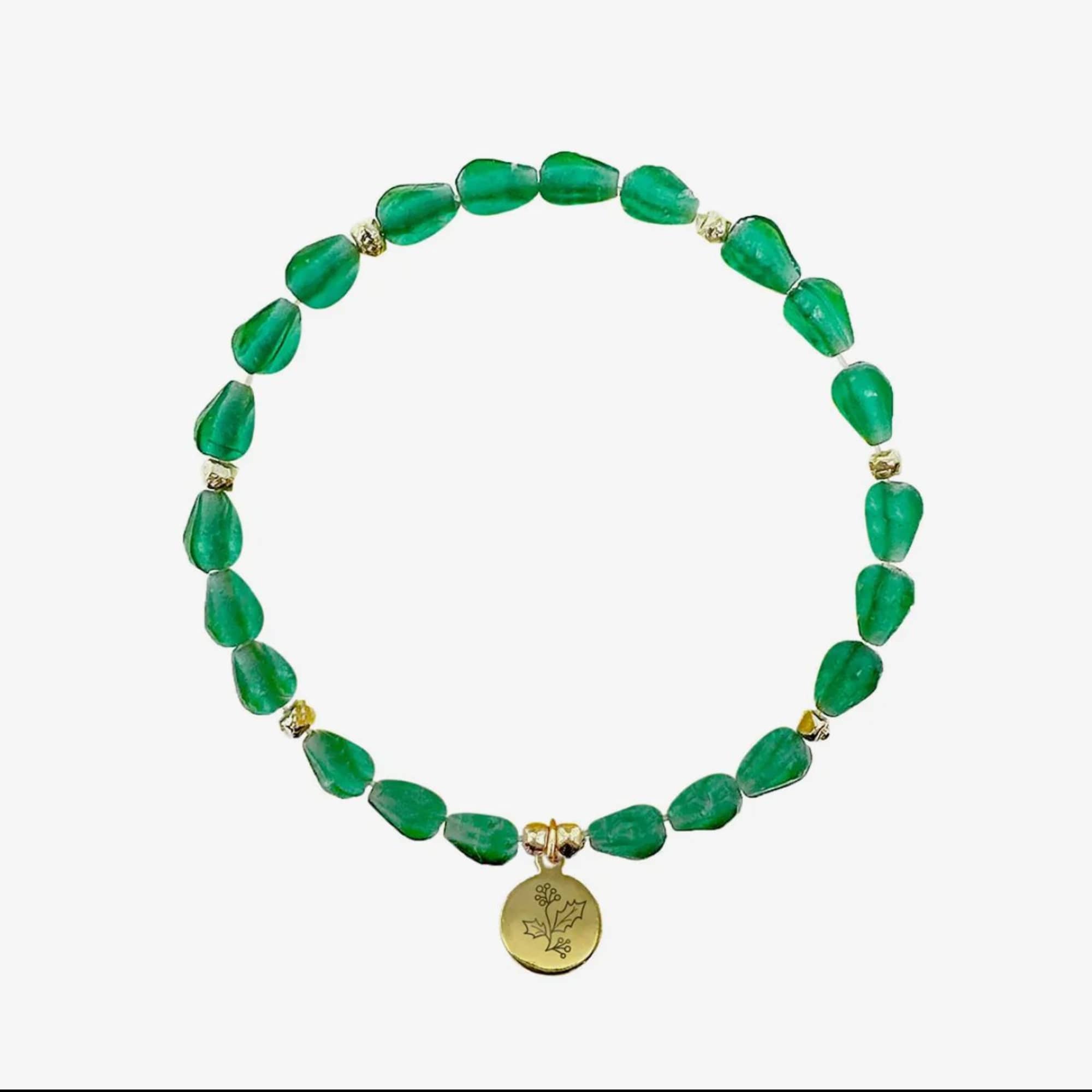Hello, December!  Part of our Botanical Collection, the December Bracelet is