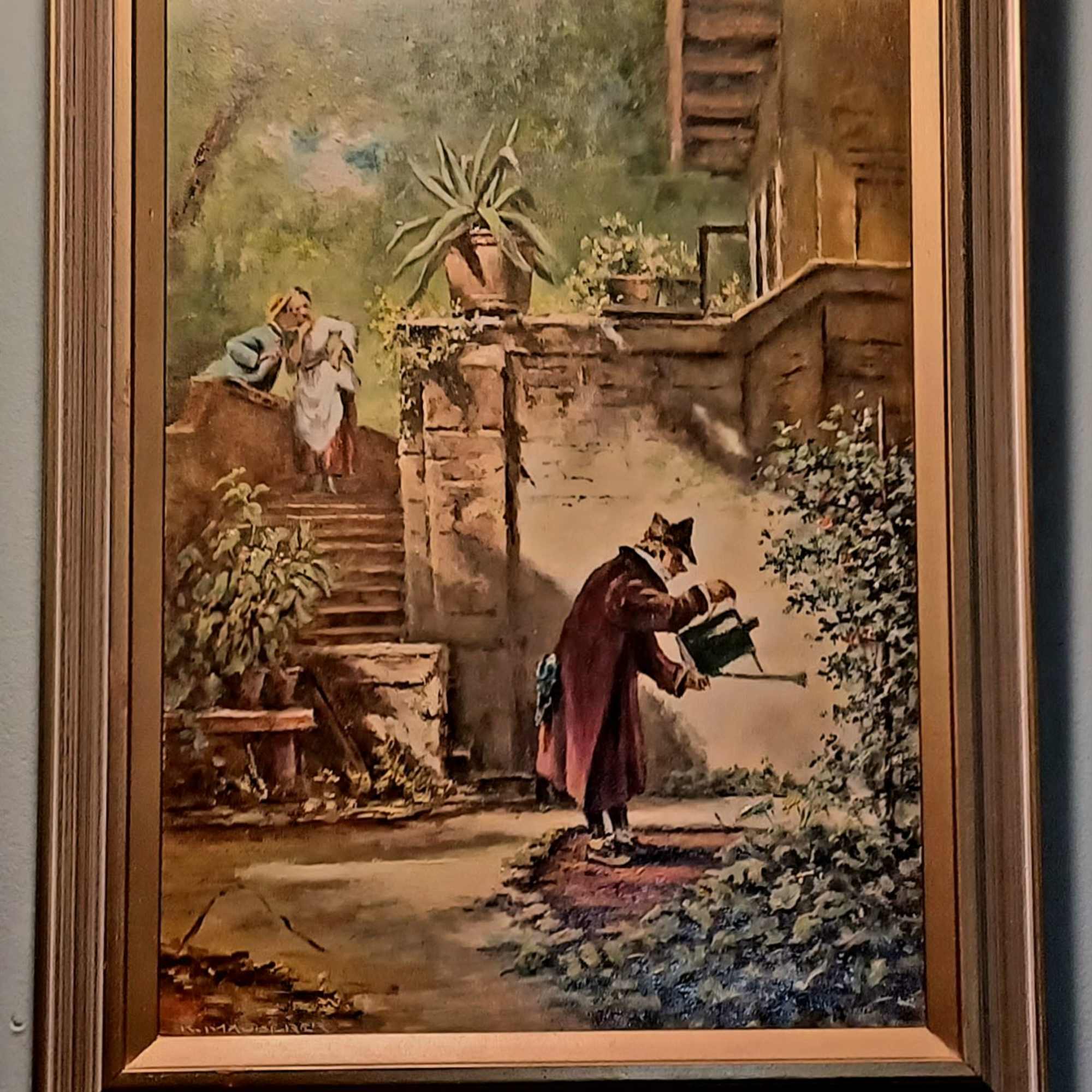 This set is a quintessential example of mid-century "European Export Art," curated