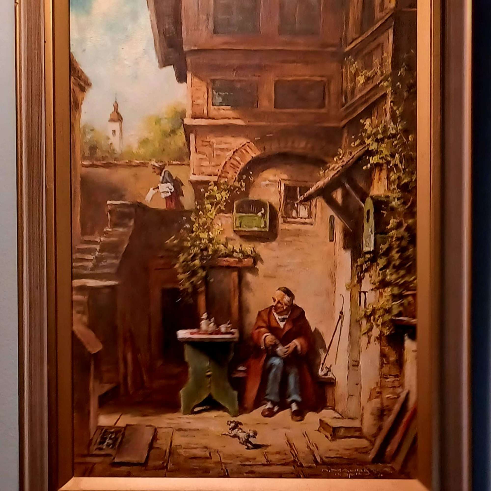 This set is a quintessential example of mid-century "European Export Art," curated