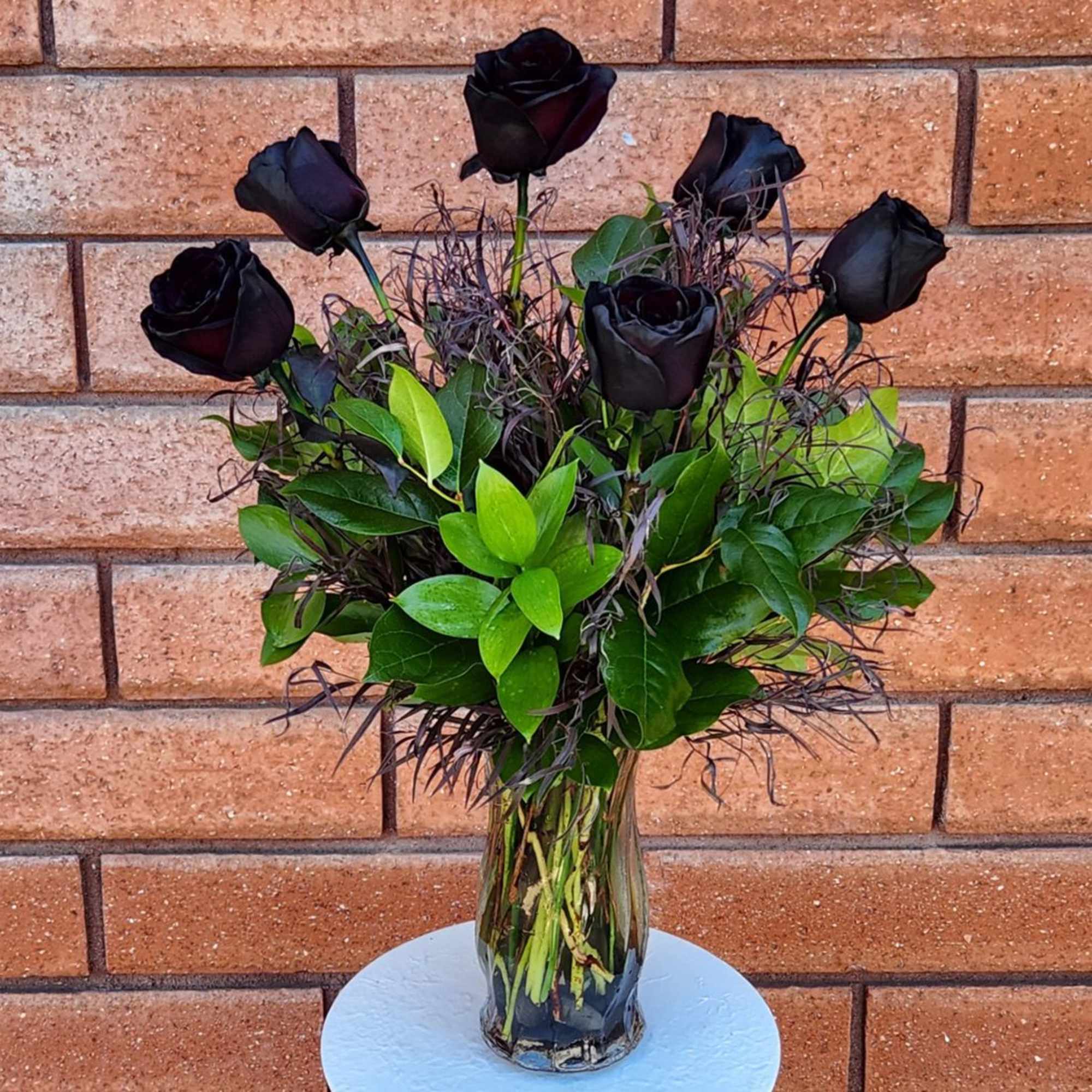 Enchanted Black Rose Vase

Dramatic, elegant, and unforgettable &mdash; our Enchanted Black Rose