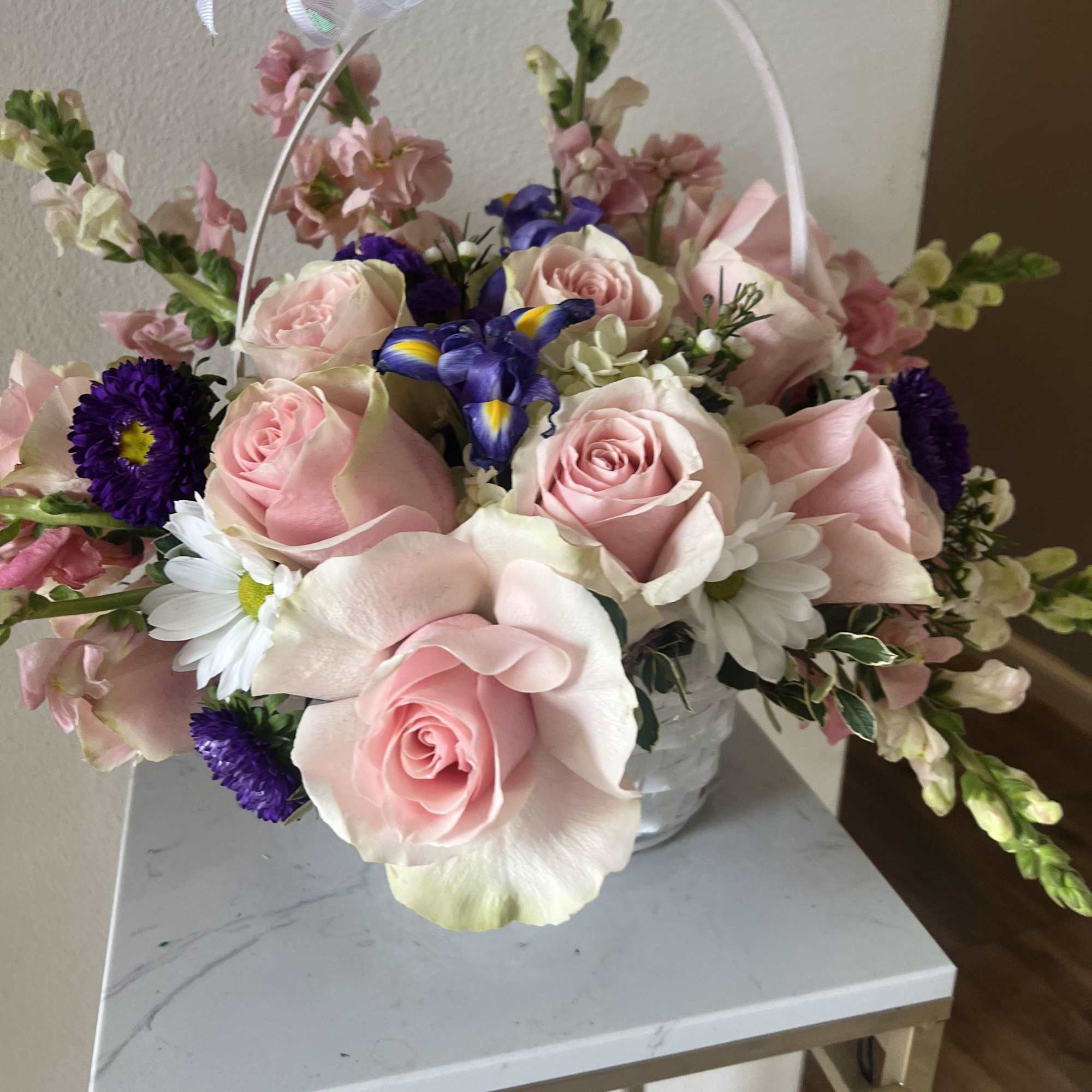 A Touch of Sweet Basket, is the perfect choice for sympathy, birthdays