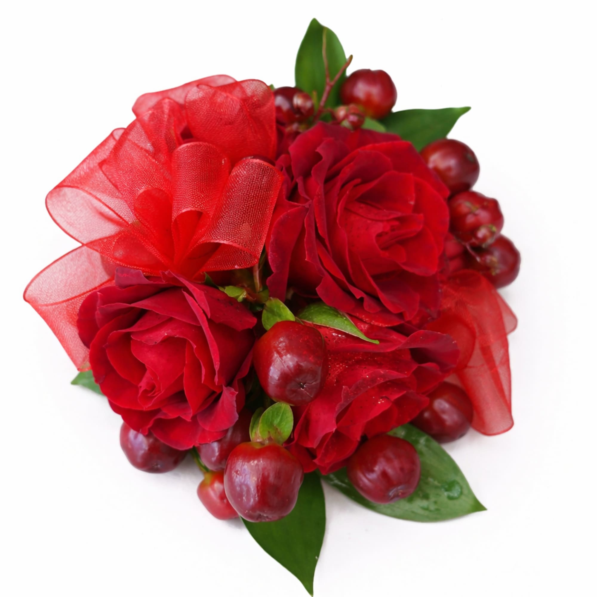 Red rose wristlet