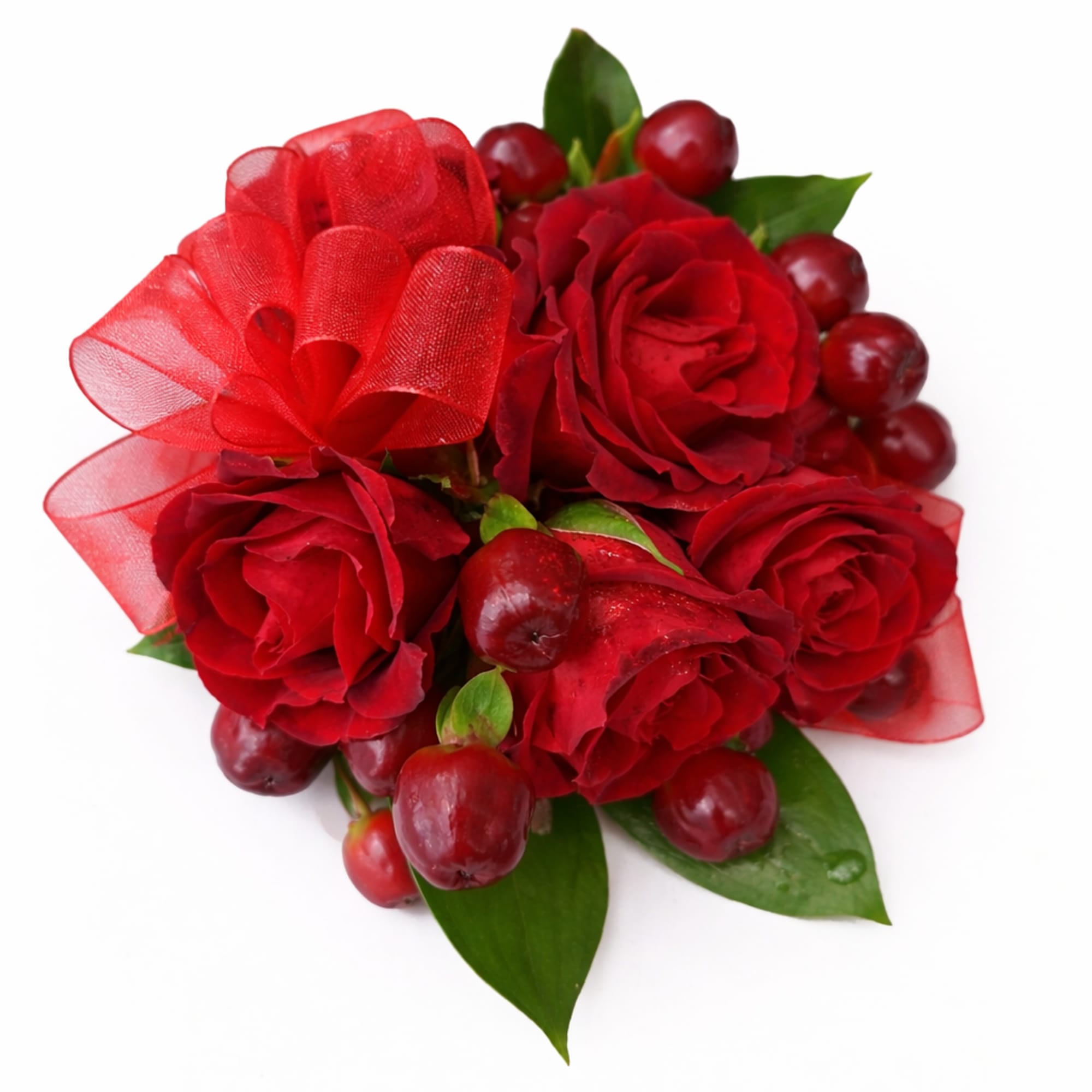 Red rose wristlet