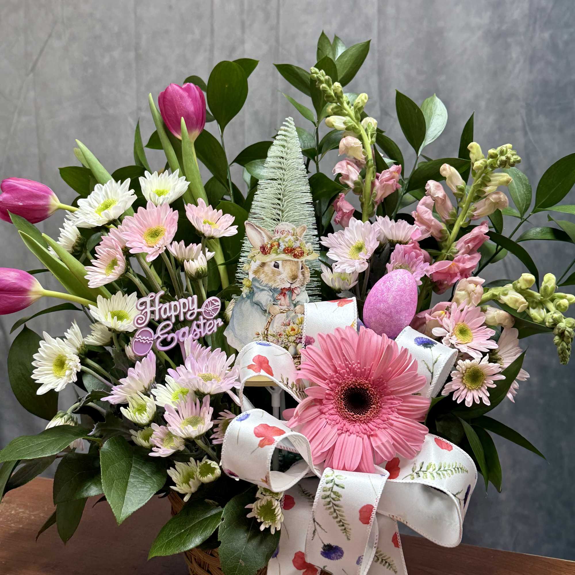 Introducing Our New Design Easter Basket , where elegance meets nature's artistry.