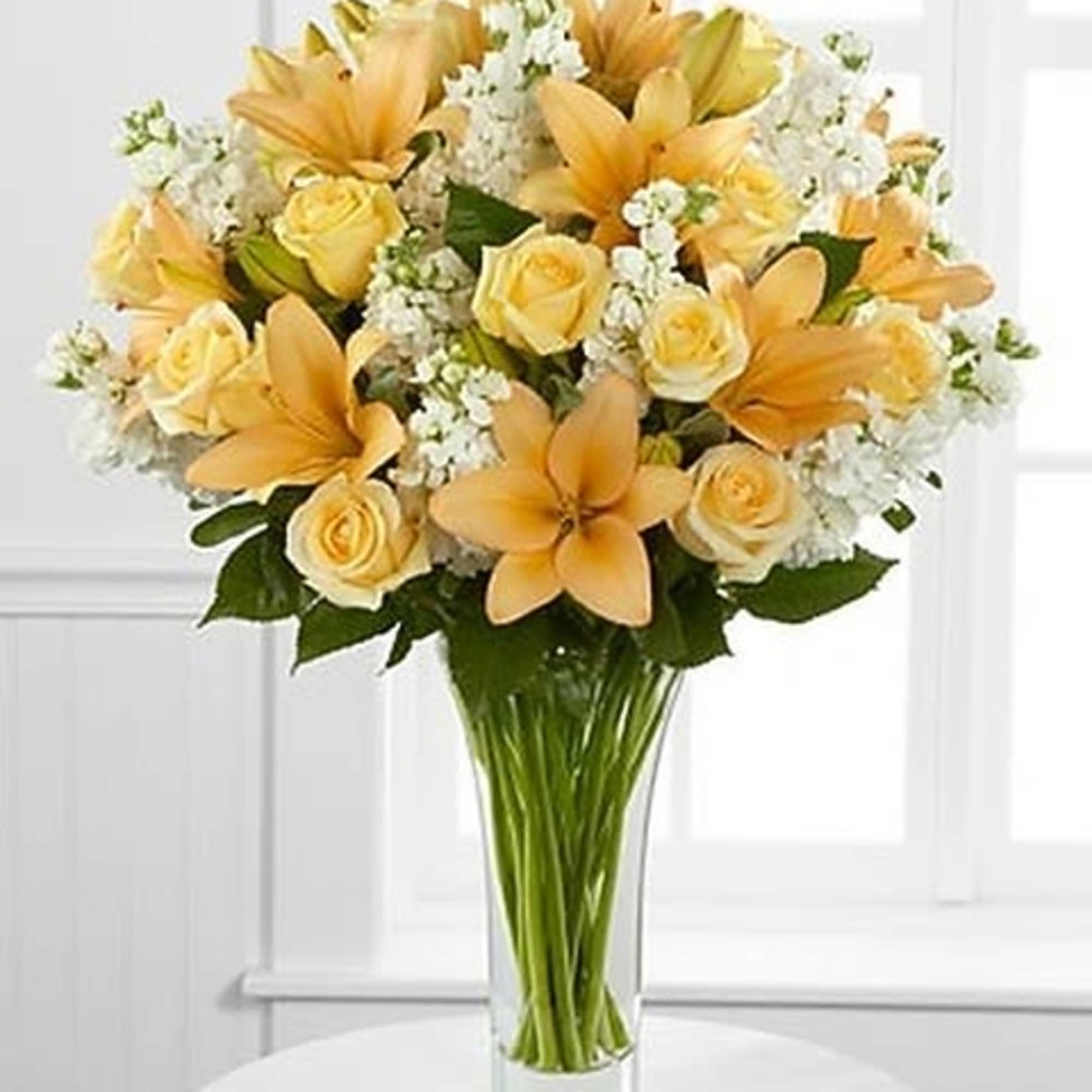Grace and gratitude combine to create a flower bouquet of warmth and