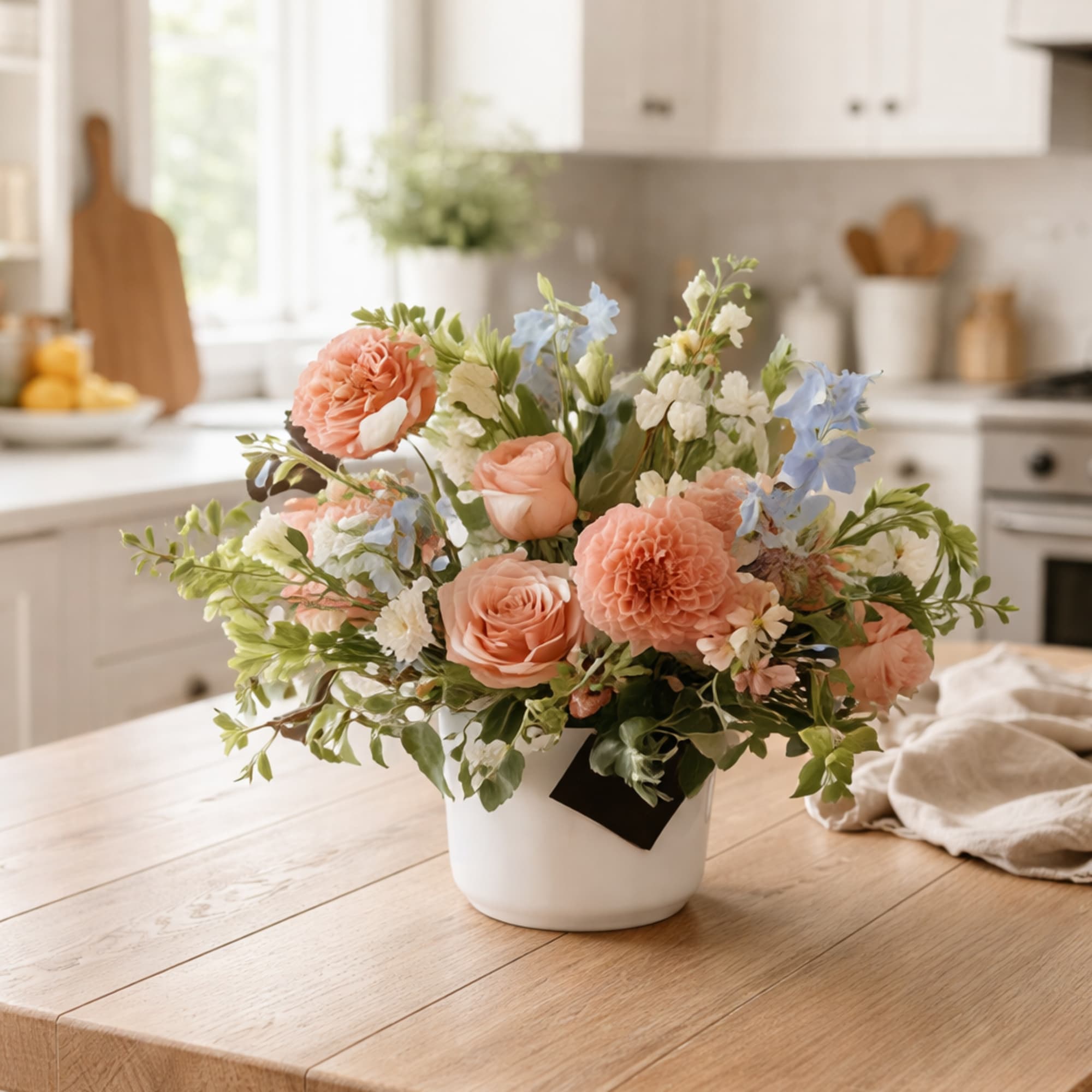 At Last is a breathtaking floral arrangement designed to capture the beauty