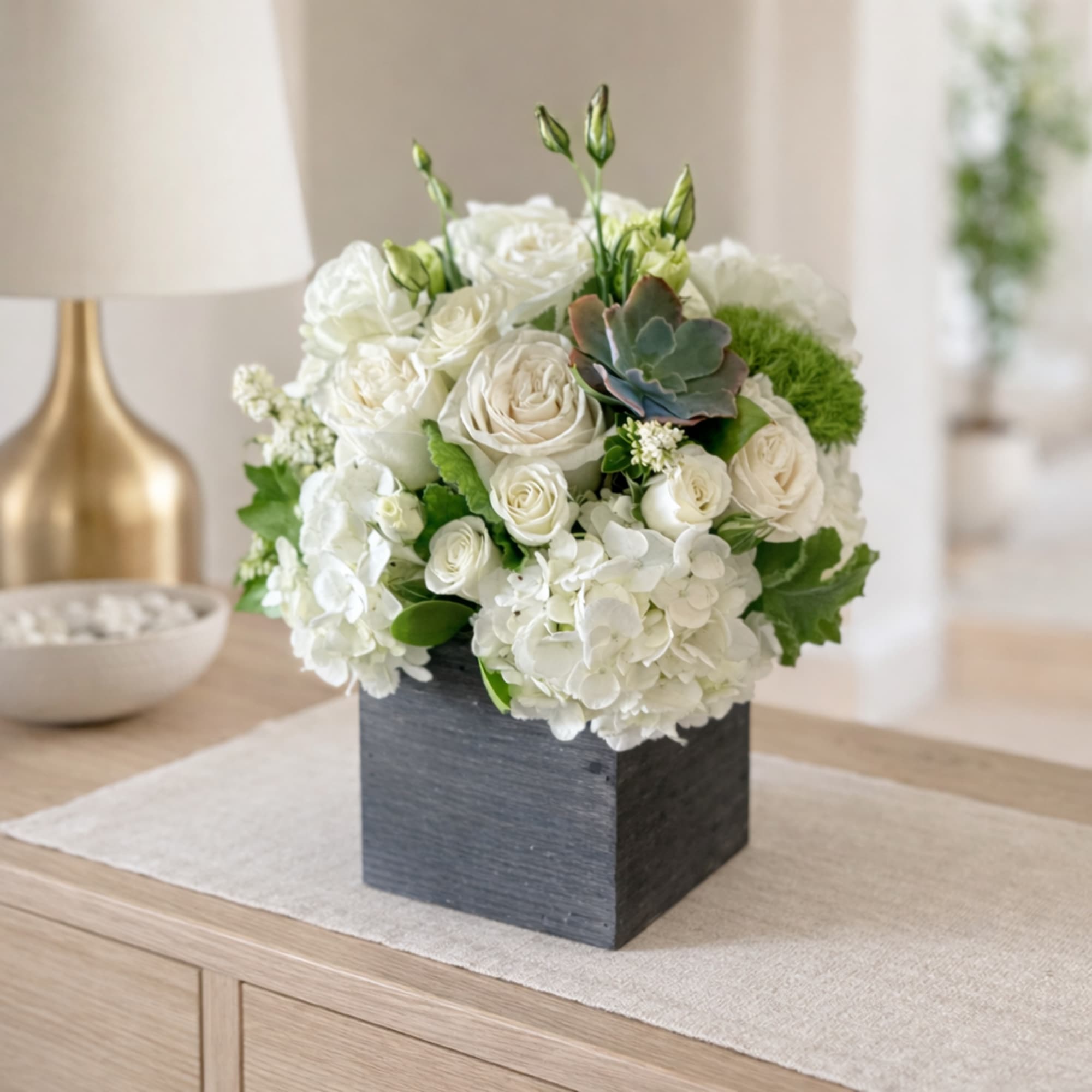Introducing the Serenity Bouquet &mdash; a unique, rustic-elegant arrangement with blooms that