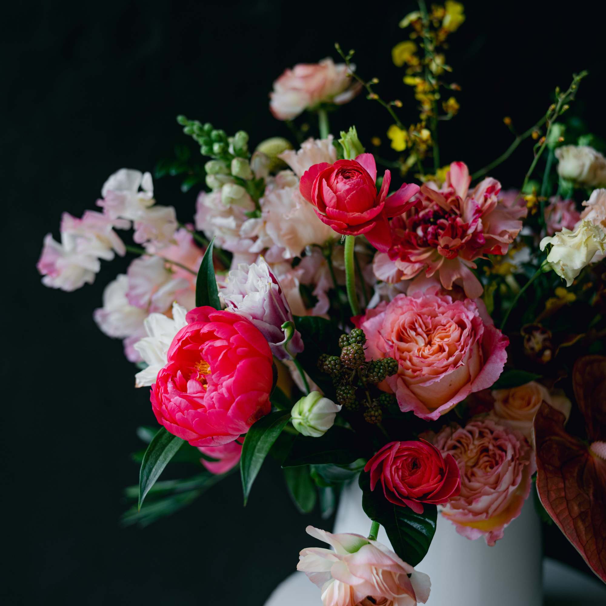 Think exotic, rich, bold, lots of textures and layers to make for