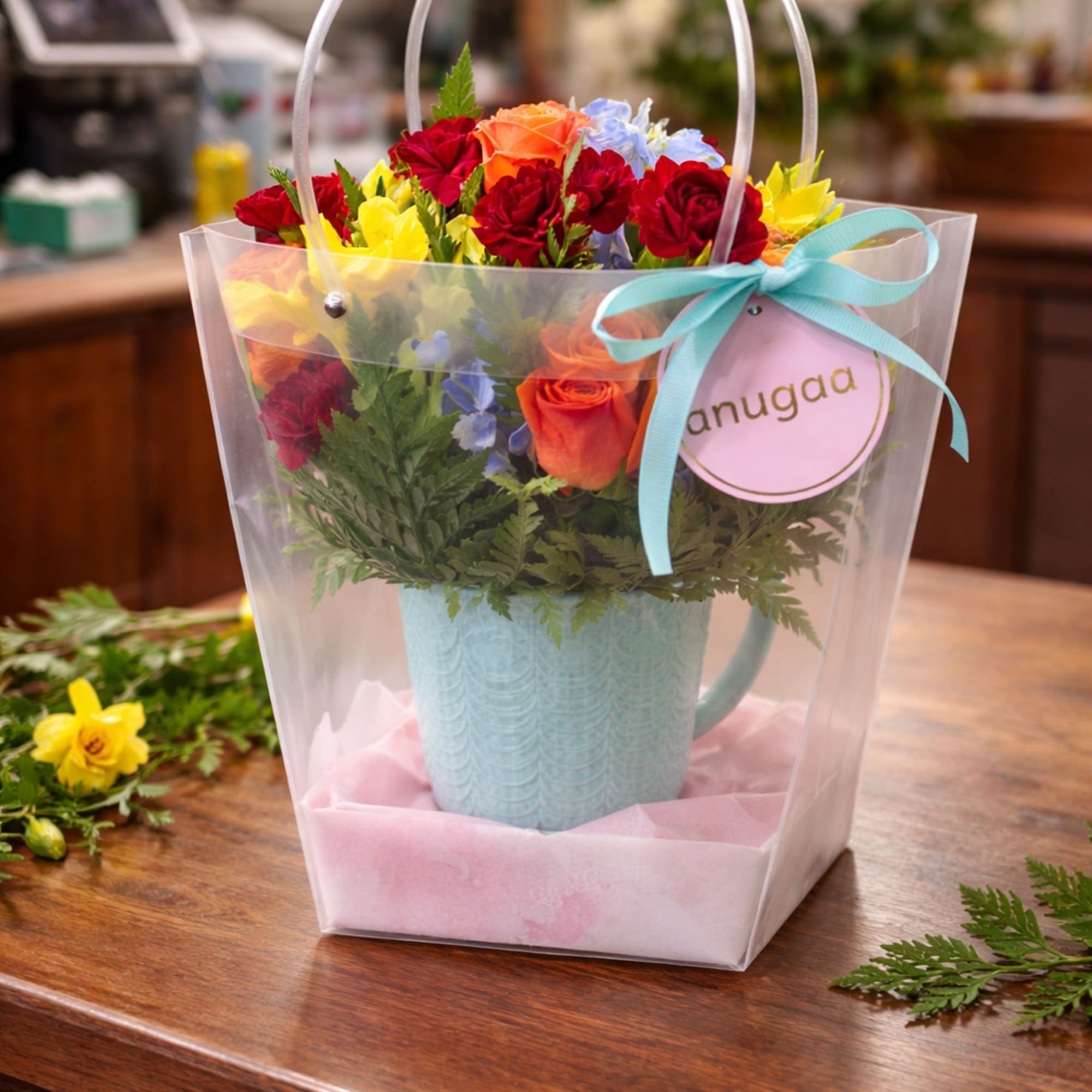 Bright, cheerful, and ready to gift&mdash;our Spring Blossom Gift Tote features a