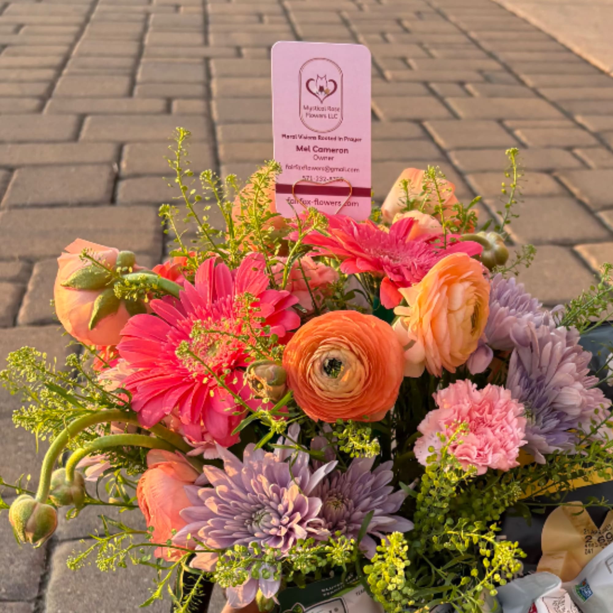 Our amazing design team at Mystical Rose Flowers will create you a