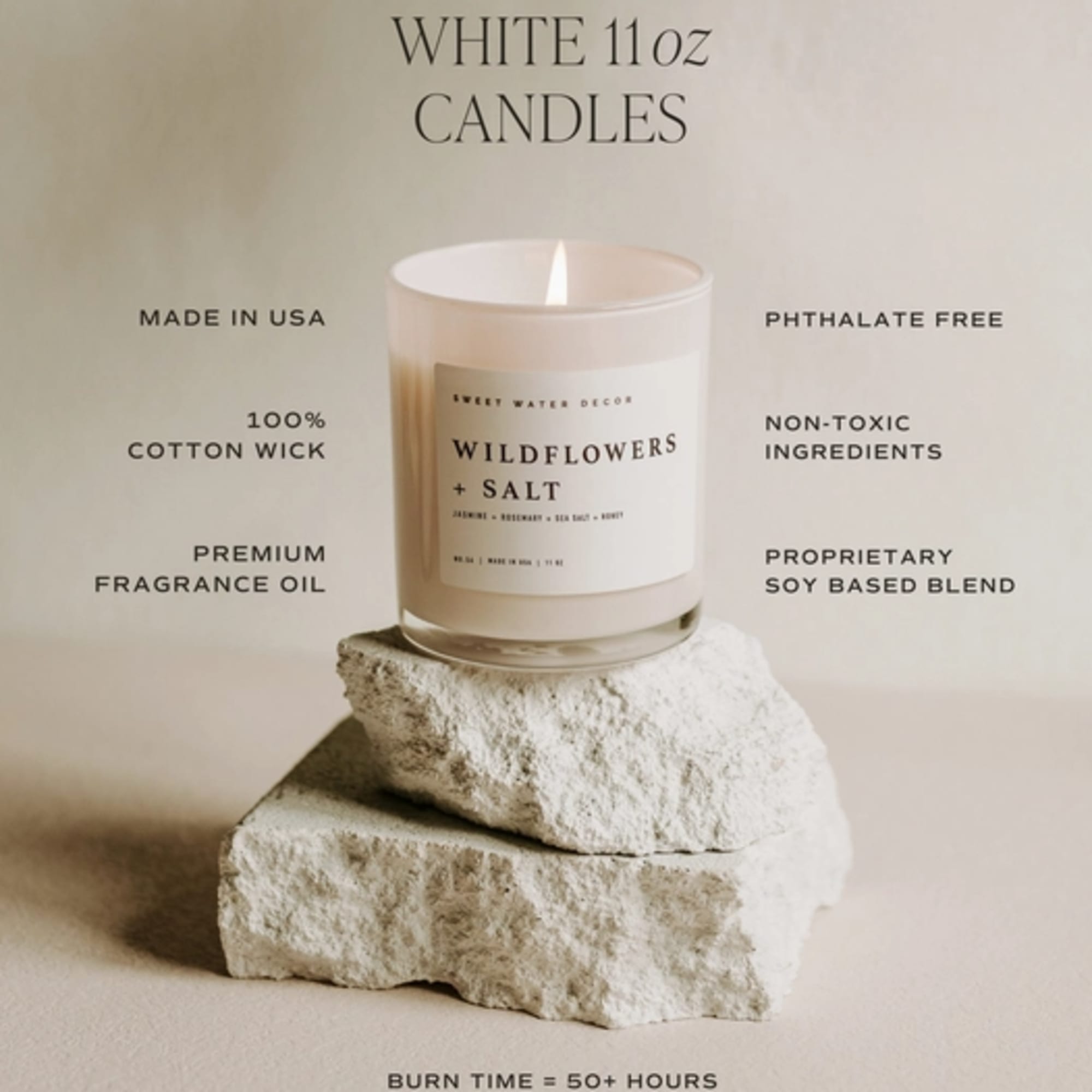 Description
The Cashmere and Vanilla candle blends bourbon vanilla, coconut, and cashmere for