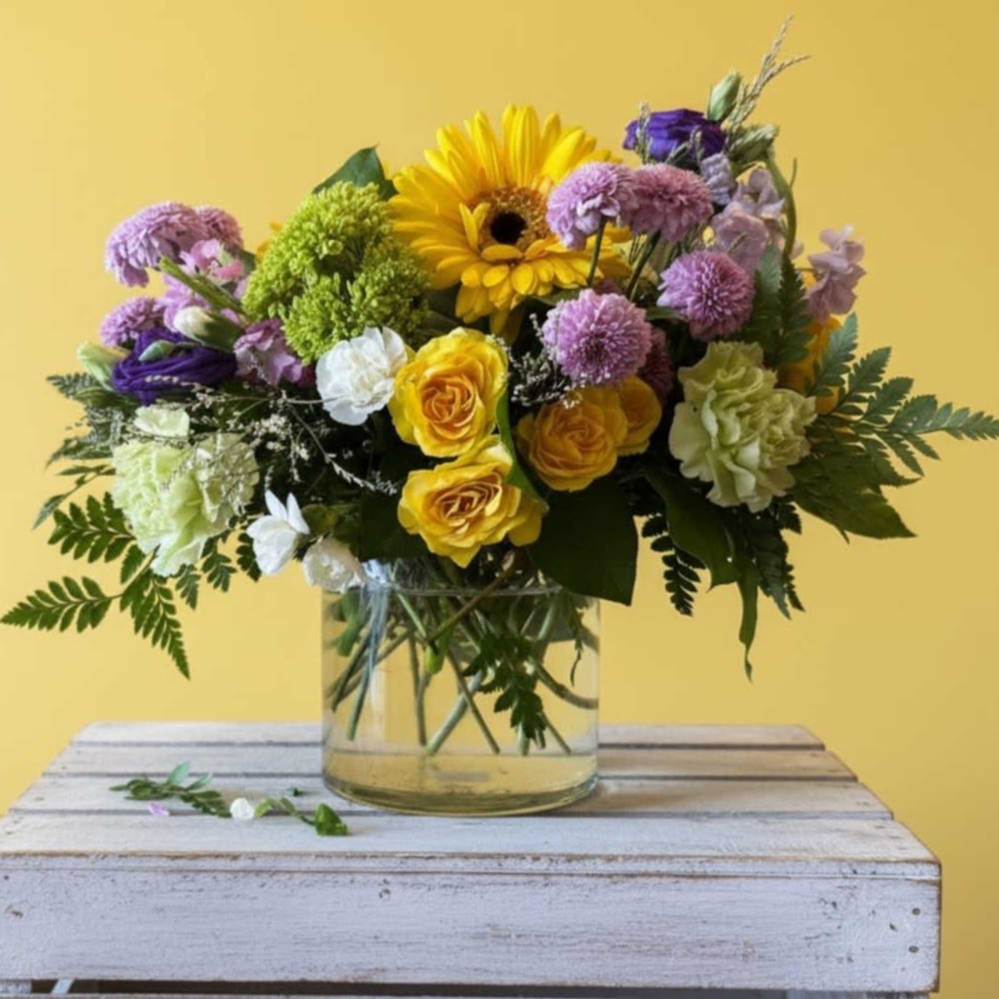 Sending a jubilation of flowers is a joyful way to brighten any