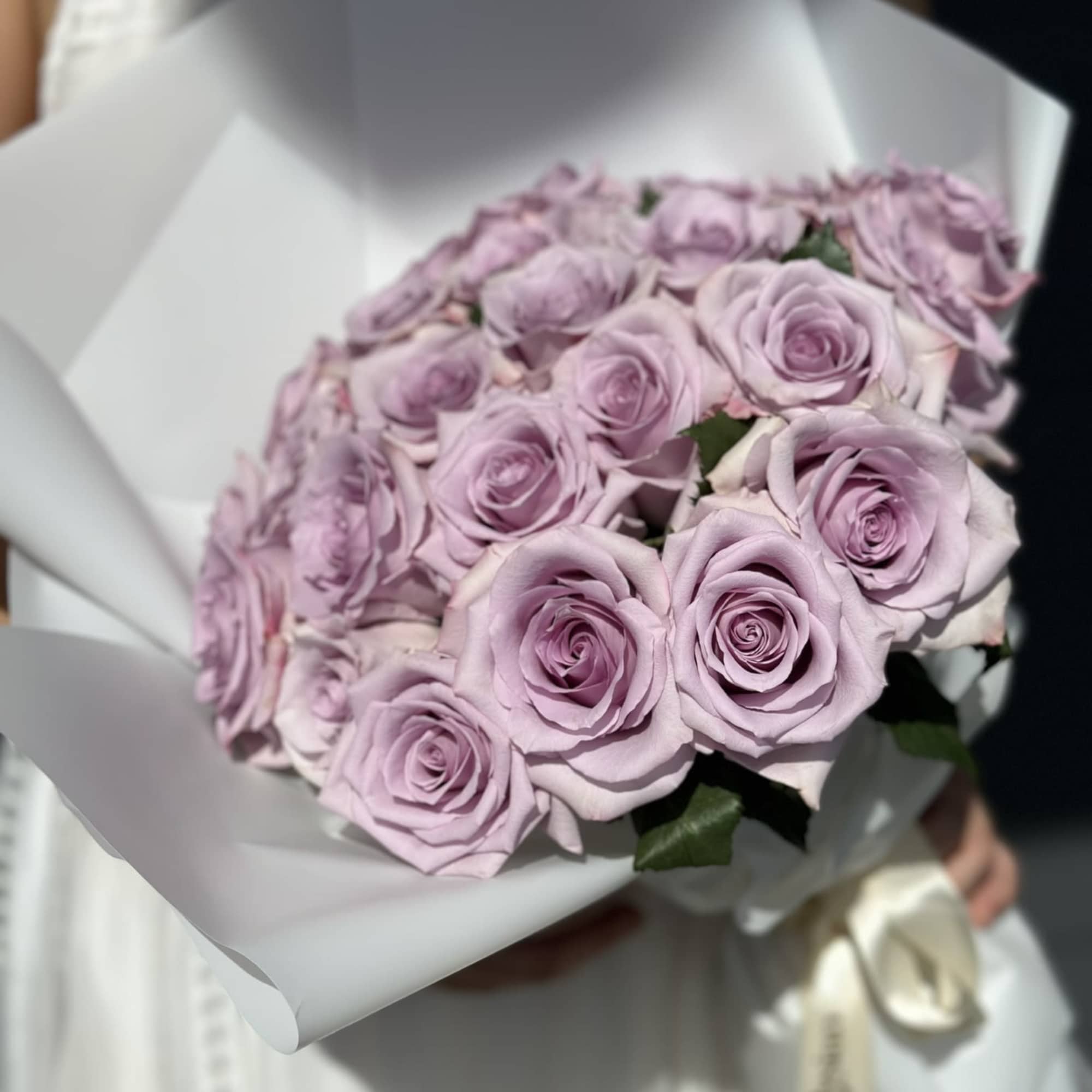 Purple roses symbolize enchantment and love at first sight &mdash; making them