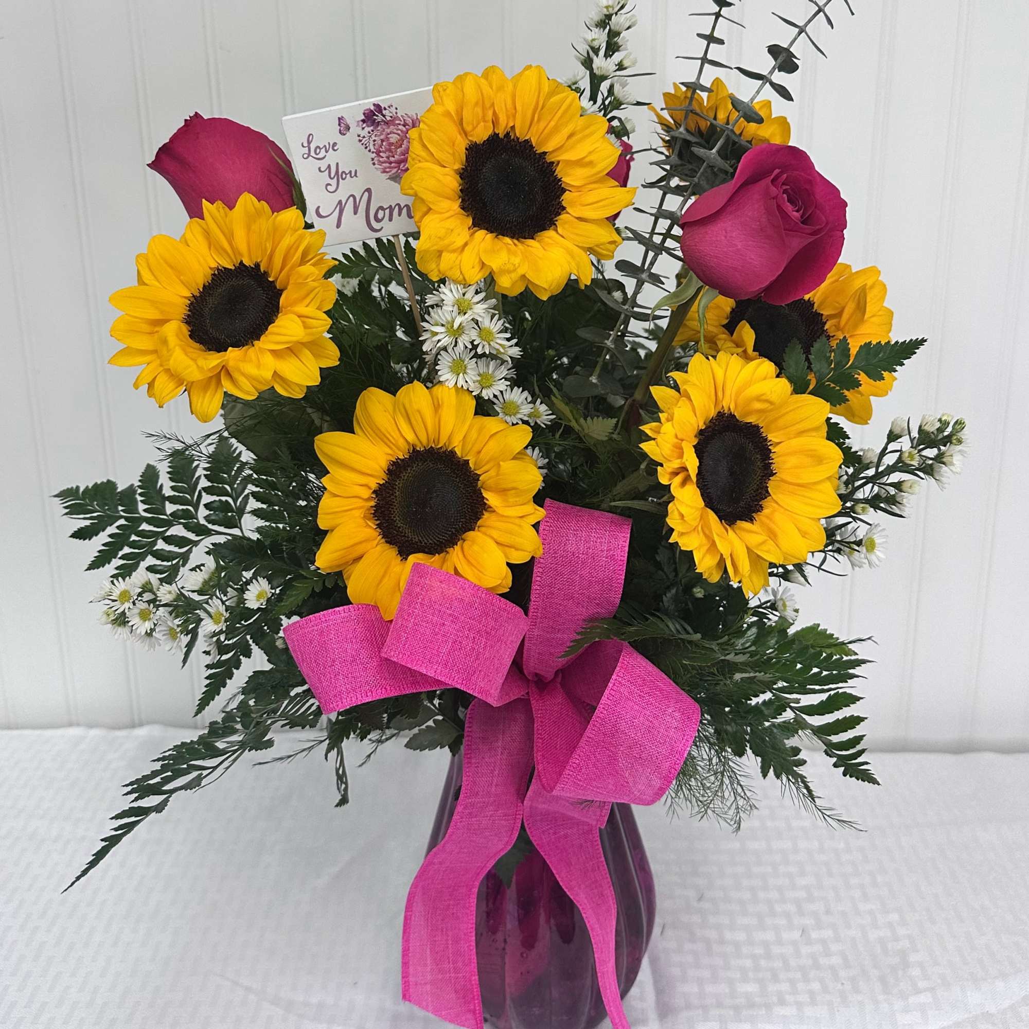 Vase color choice CAN be requested, but is not guaranteed as orders