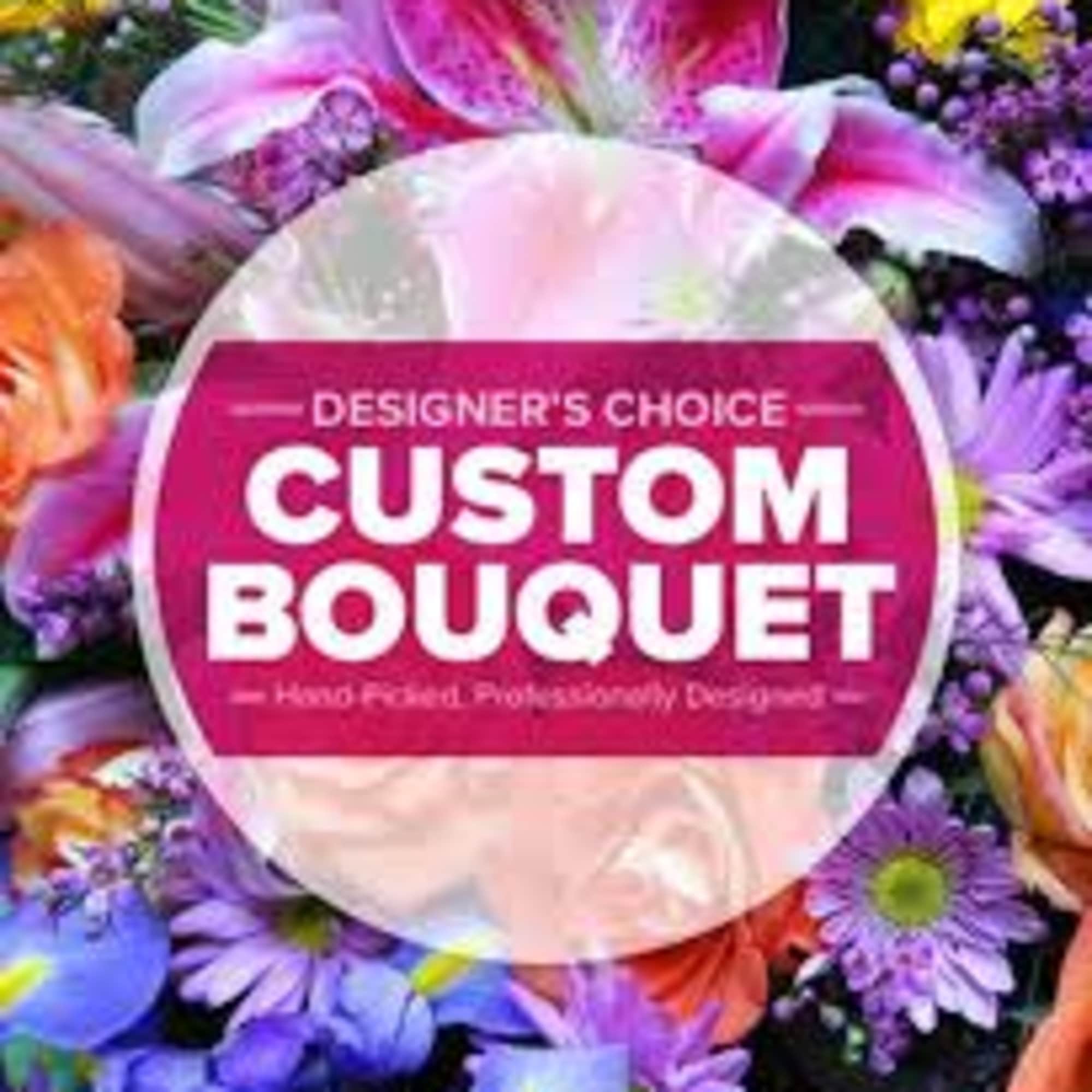 STANDARD:1 hanging basket, 1 vase of mixed fresh flowers, 1/4 lb Alvey's