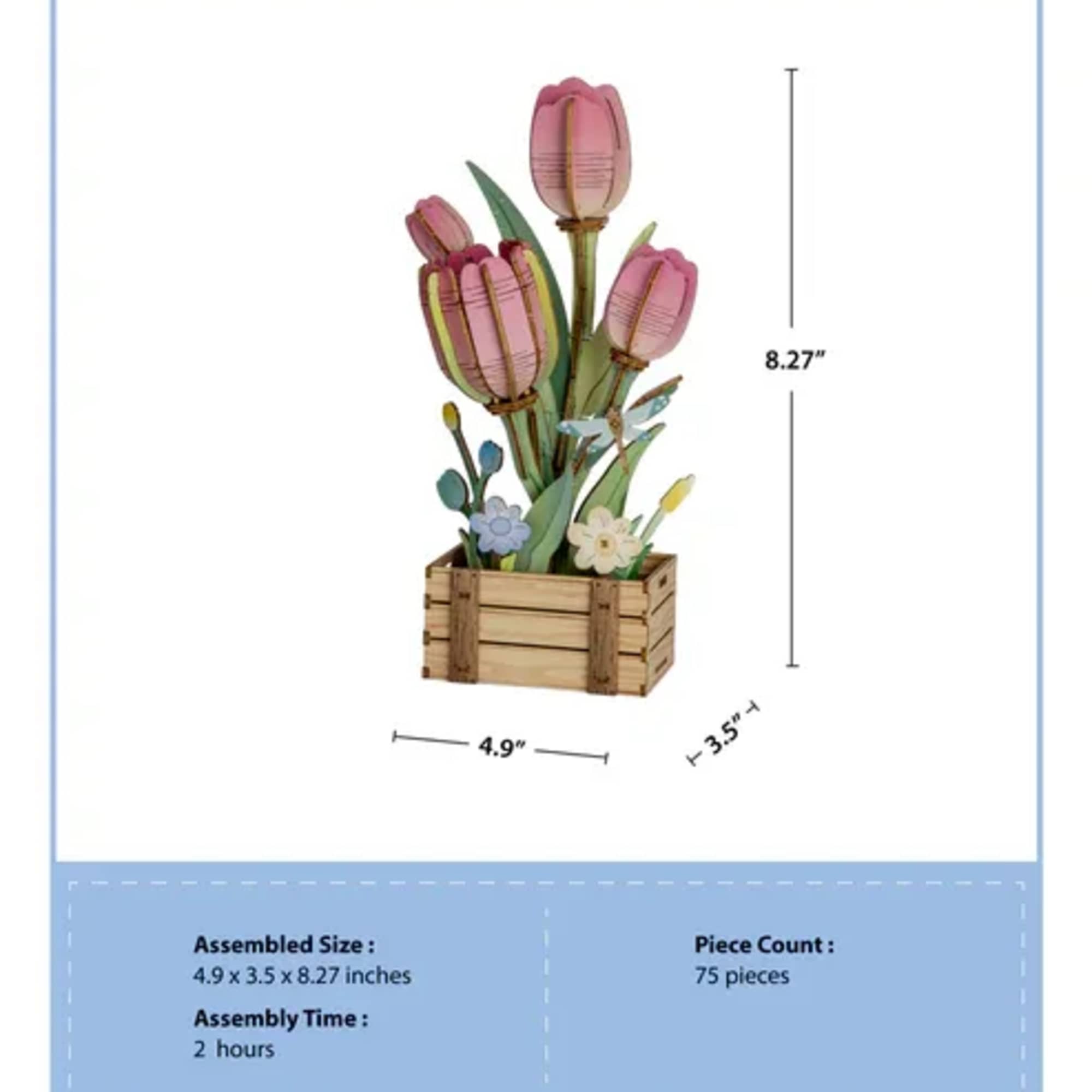 Bring simple elegance to your space with this DIY miniature Tulip Bloom