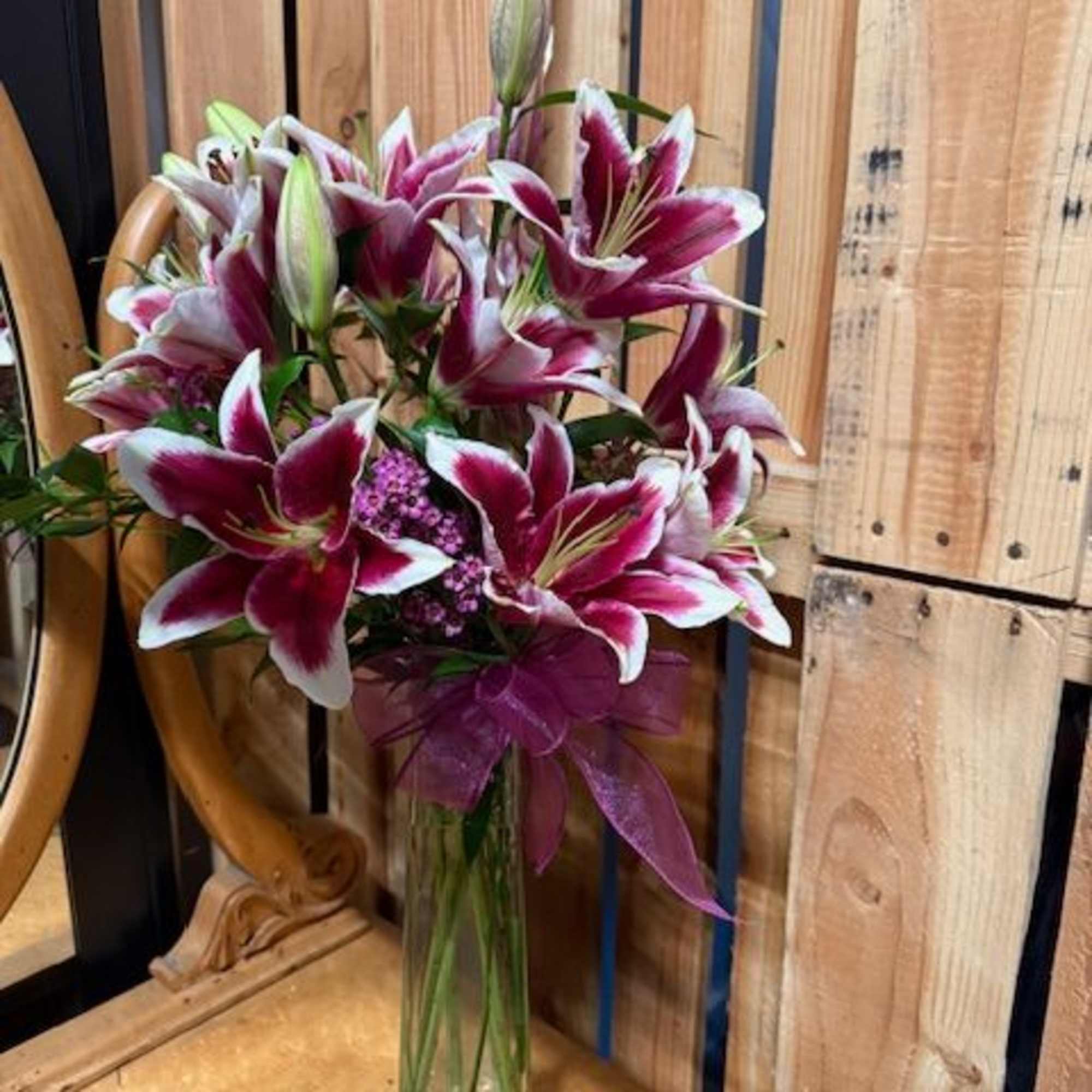 Lilies, Lilies, Pink Lilies! in Coos Bay, OR | Checkerberry's
