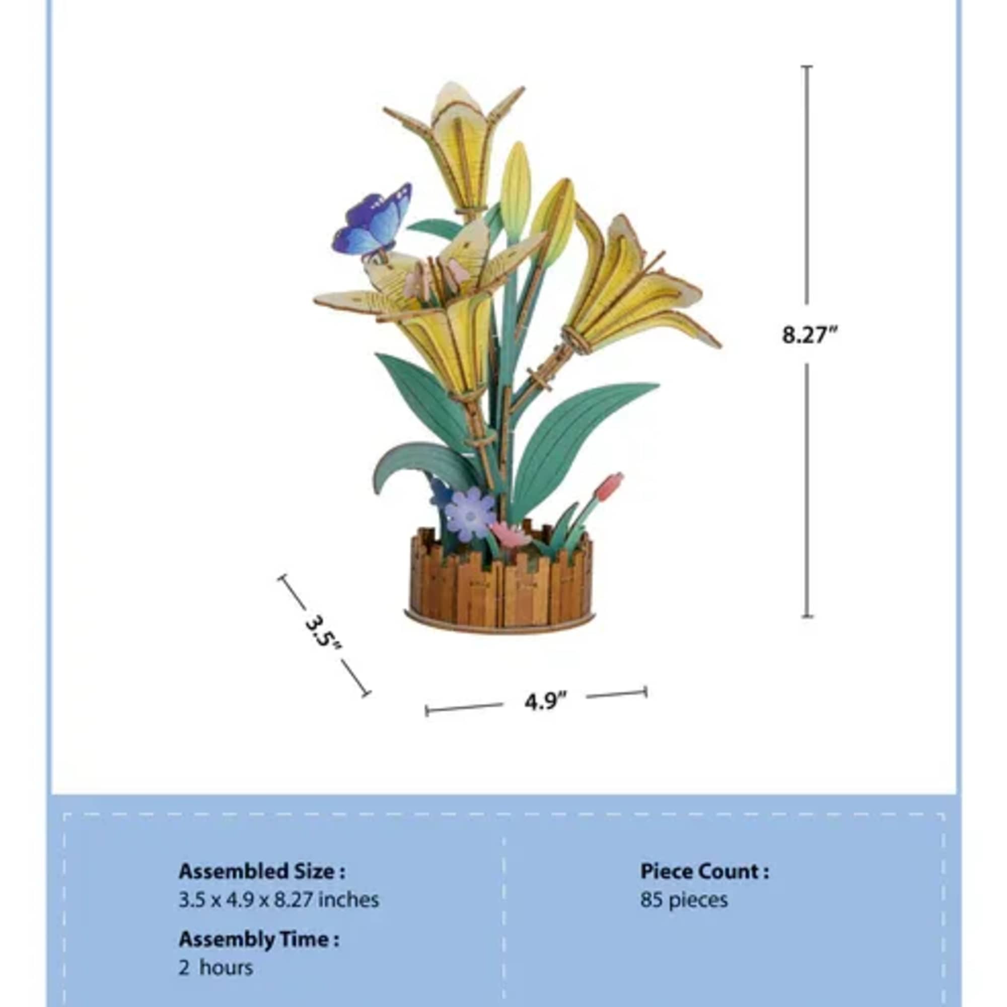 Create a delicate lily in full bloom with this beautifully detailed DIY
