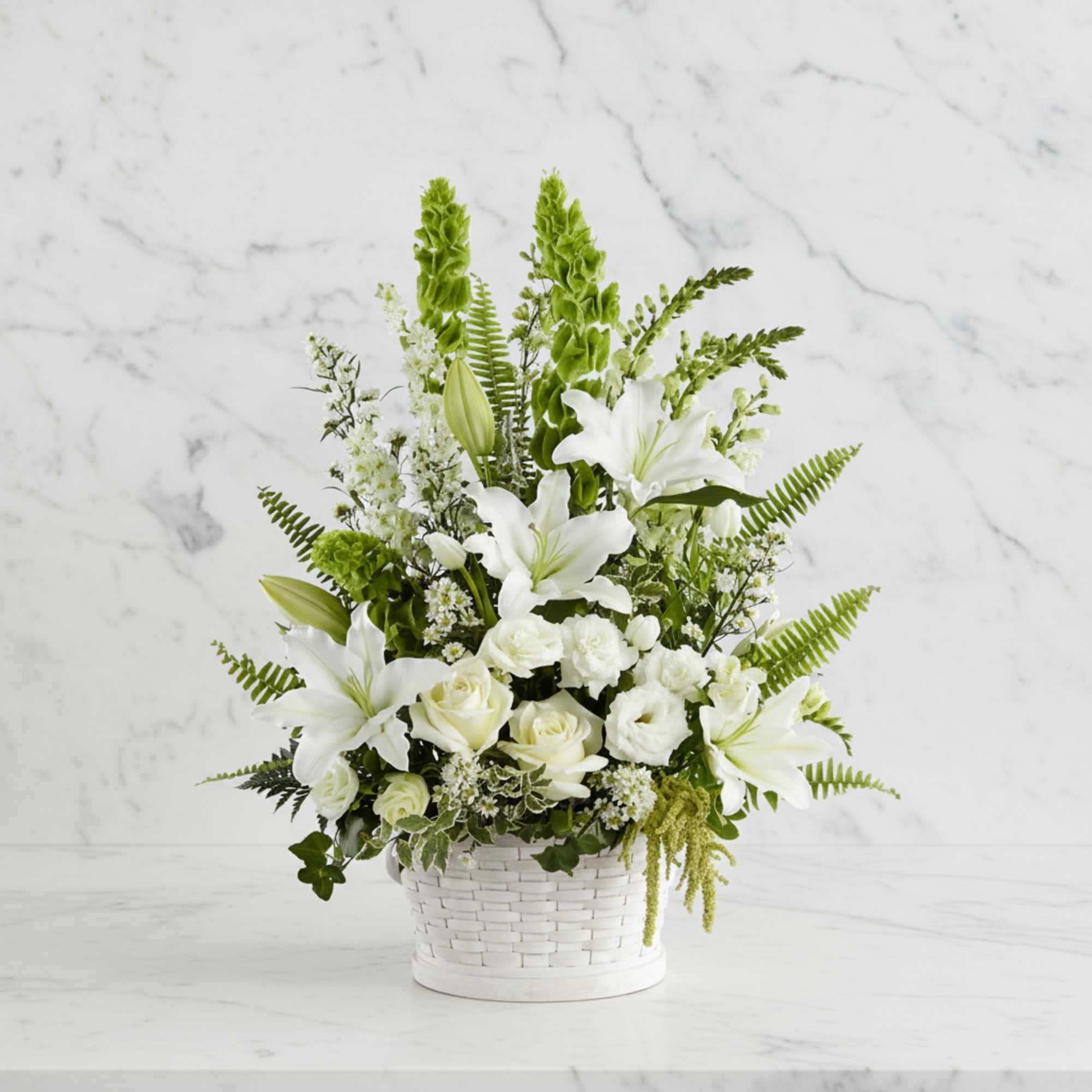 The In Our Thoughts Arrangement is a symbol of pure peace and