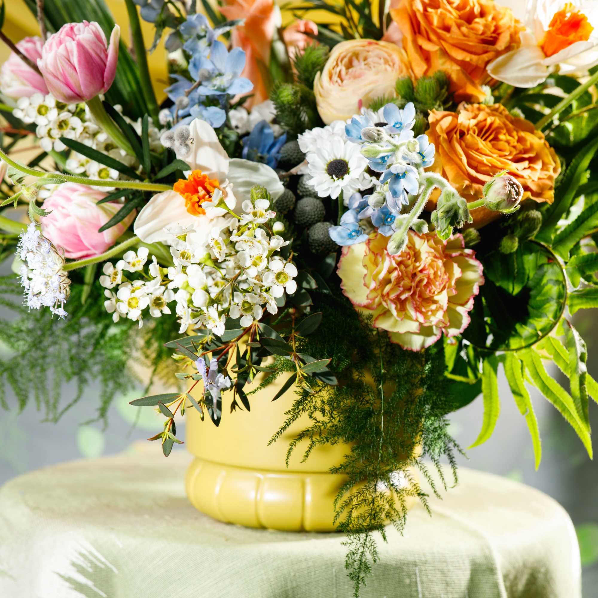  &ldquo;The Bedford&rdquo; is our large &amp; lush, floral arrangement created in