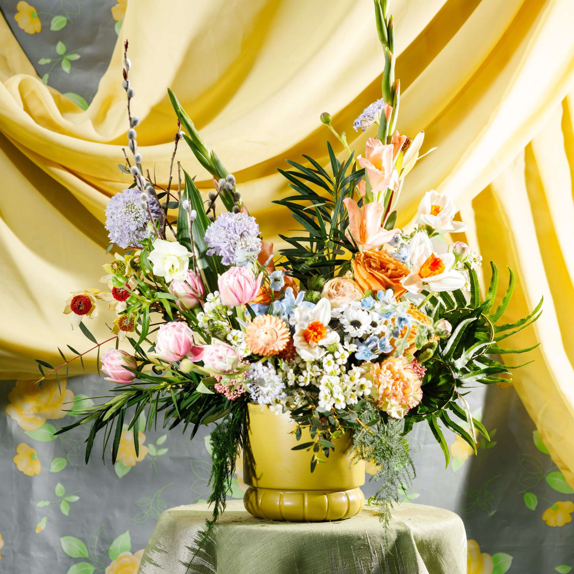  &ldquo;The Bedford&rdquo; is our large &amp; lush, floral arrangement created in