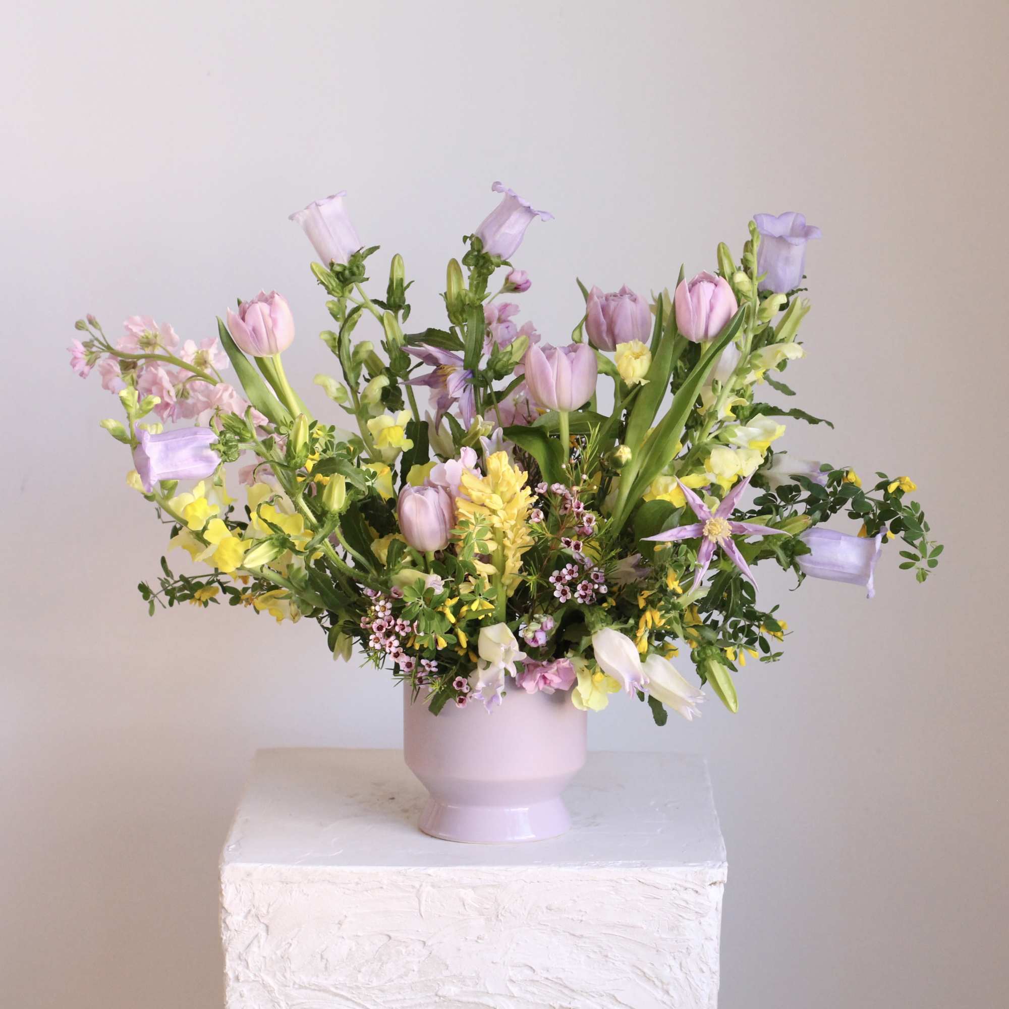 Bright, cheerful, and full of seasonal charm, Lemon &amp; Lilac captures the