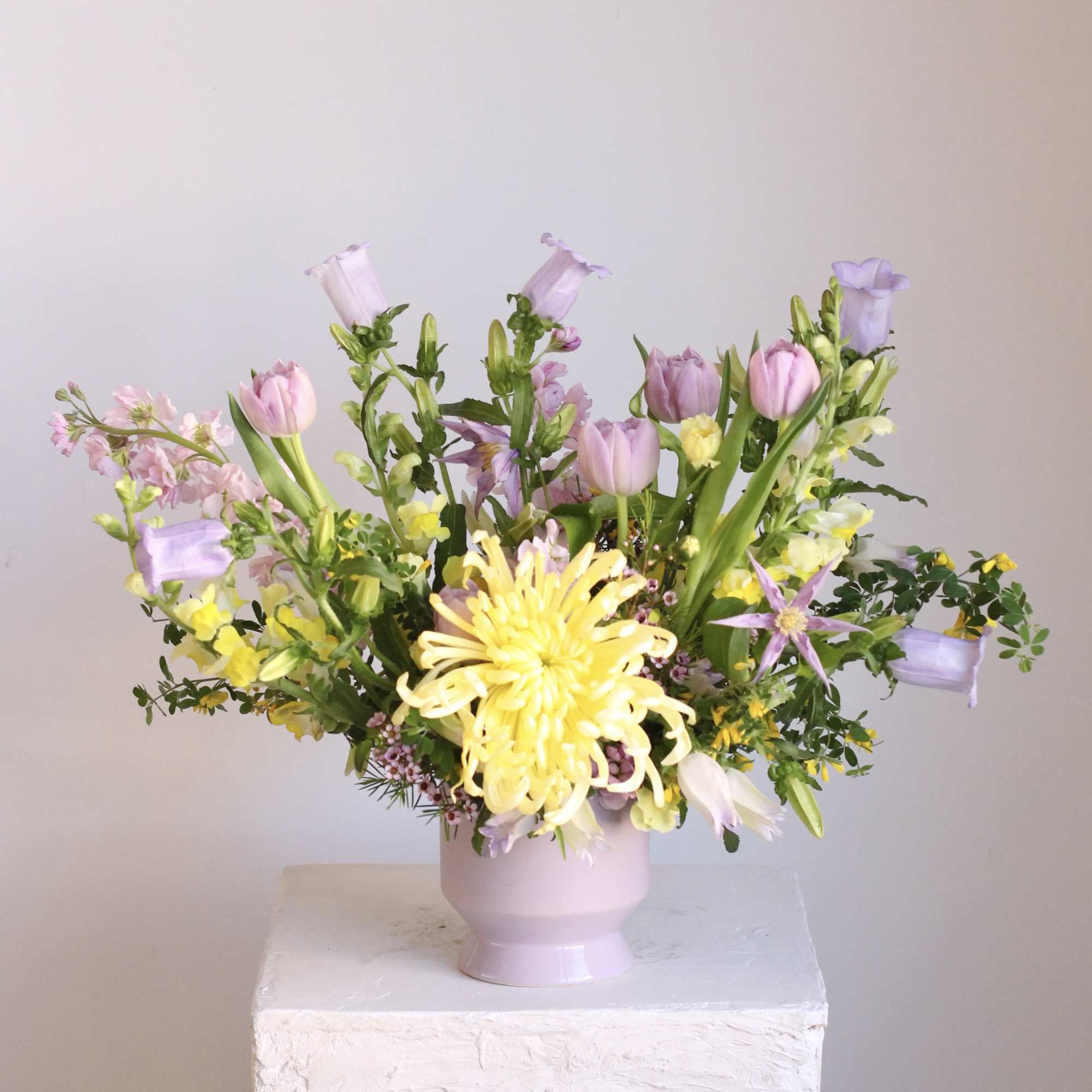 Bright, cheerful, and full of seasonal charm, Lemon &amp; Lilac captures the