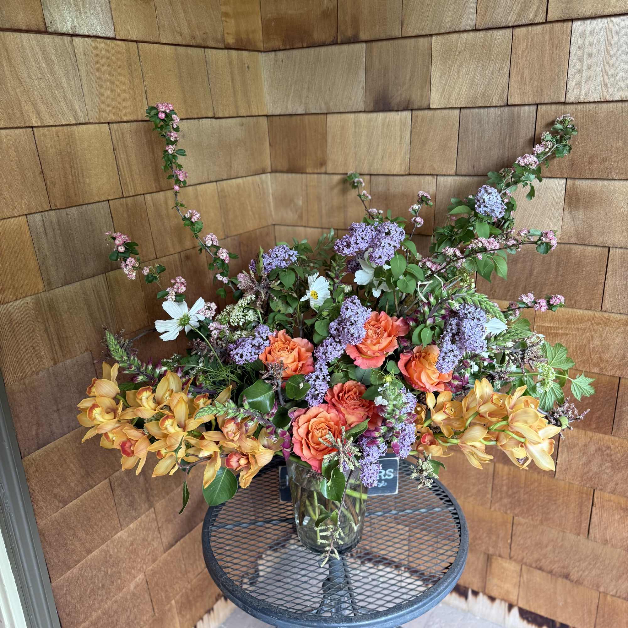 A refined expression of natural beauty, this bespoke floral arrangement captures the