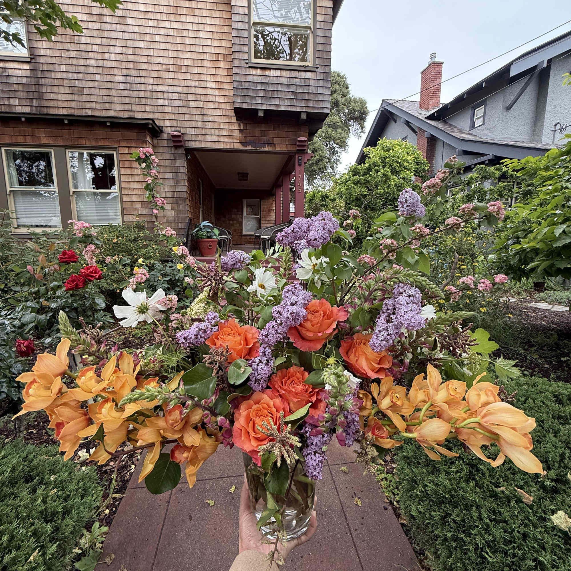 A refined expression of natural beauty, this bespoke floral arrangement captures the
