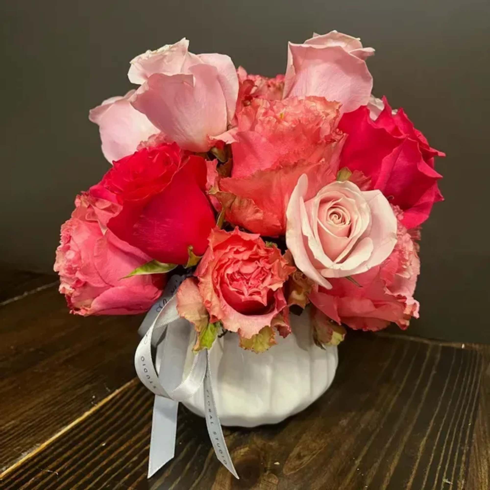 Elegant and timeless, The Laura features a stunning collection of premium roses