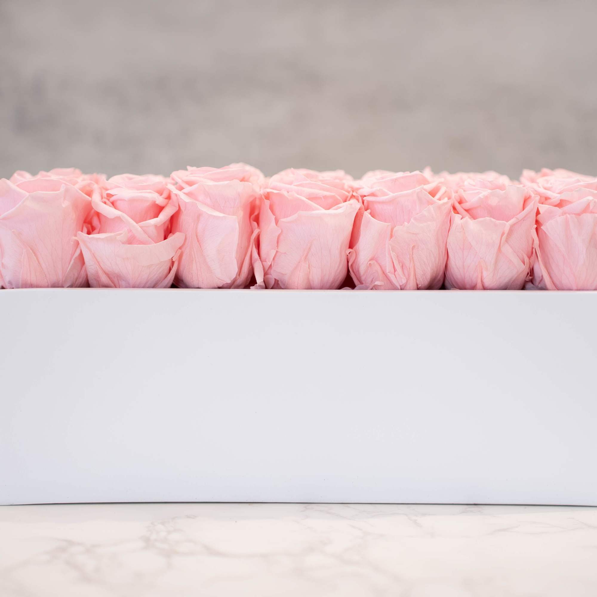 High end preserved roses, custom designed by hand in our local shop
