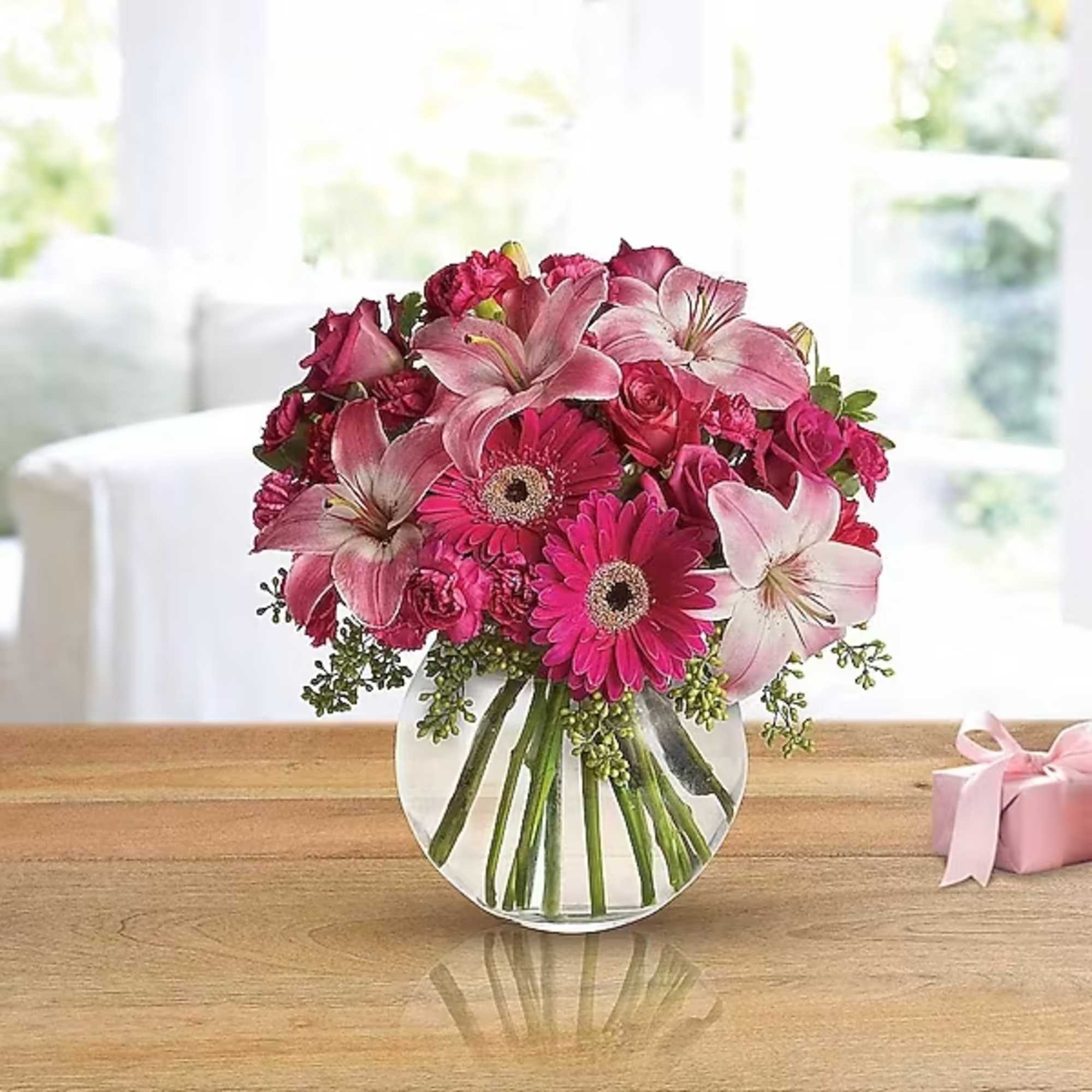 Sometimes all she needs is a little pink me up! An ideal