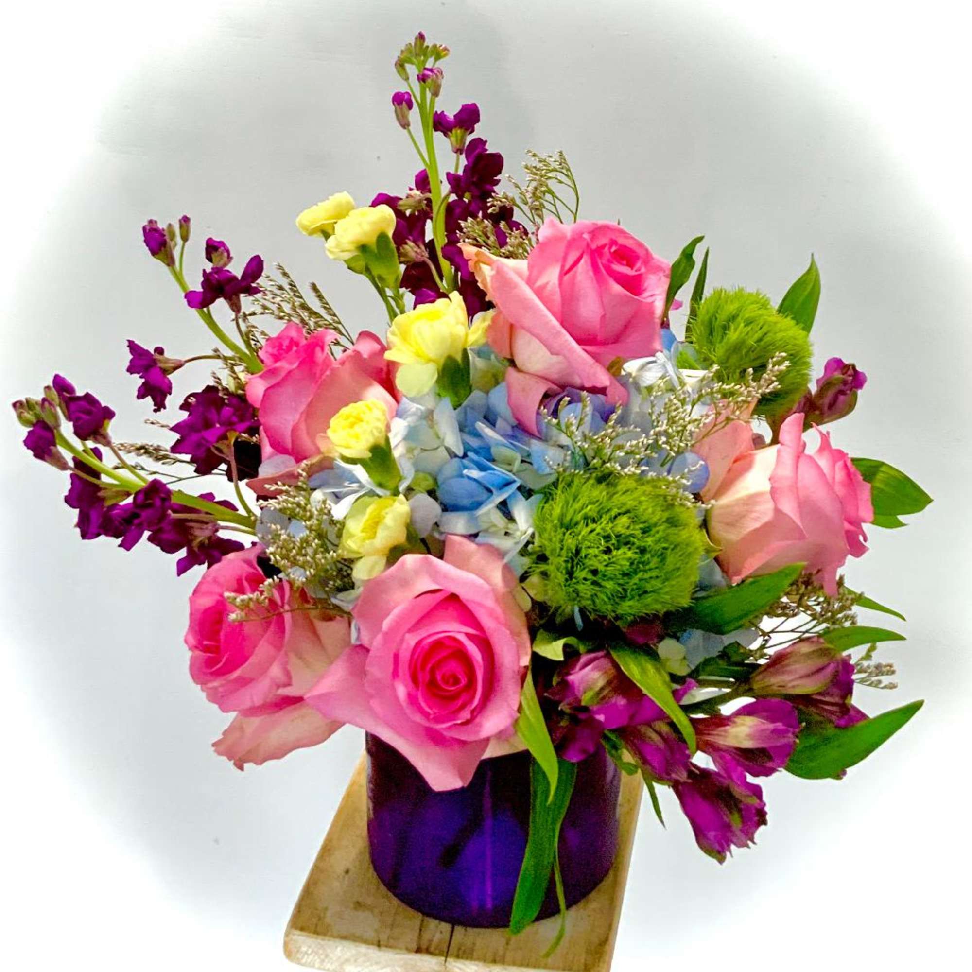 For Grandma or the Girlfriend, this bright array of color says it