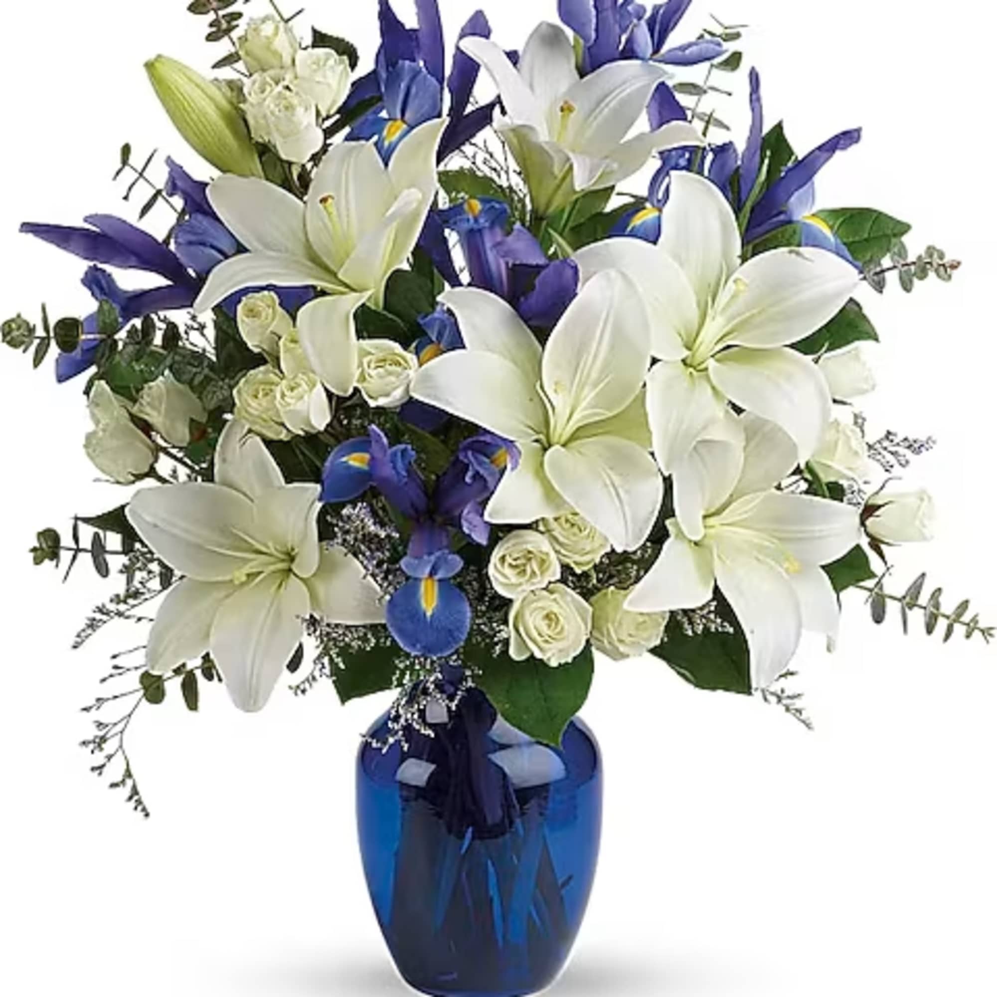As open and bright as a winter's sky, this exquisite mix of