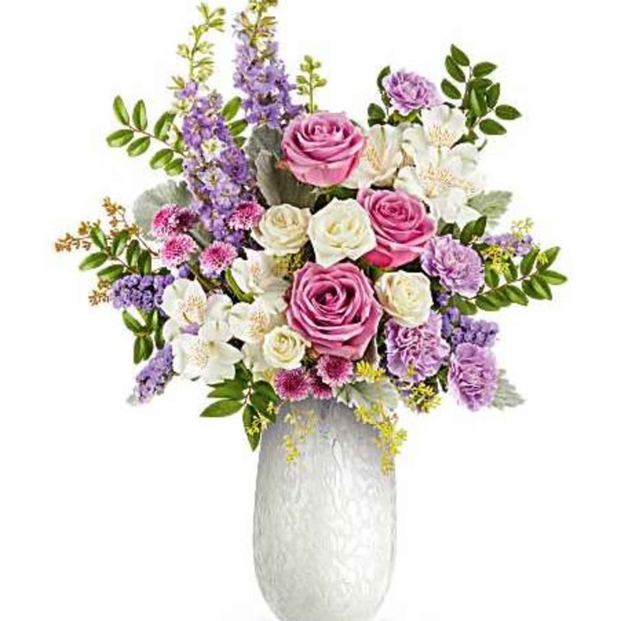 Celebrate Mom with Teleflora's Prism Petals Bouquet, a radiant mix of pink