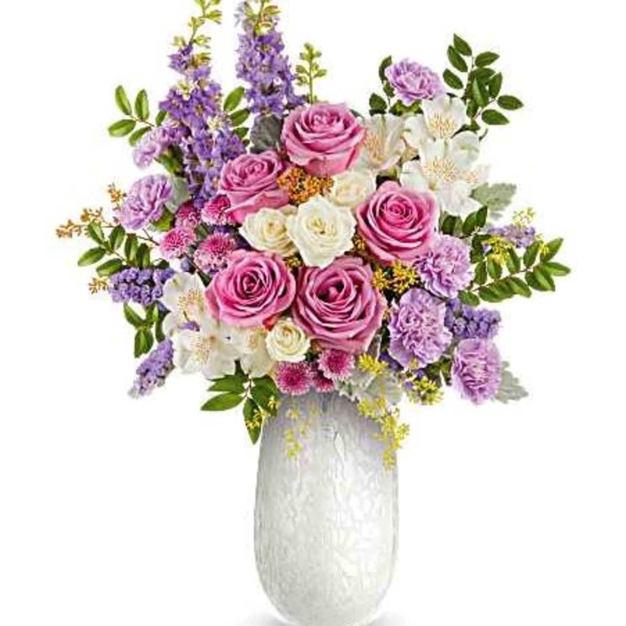 Celebrate Mom with Teleflora's Prism Petals Bouquet, a radiant mix of pink