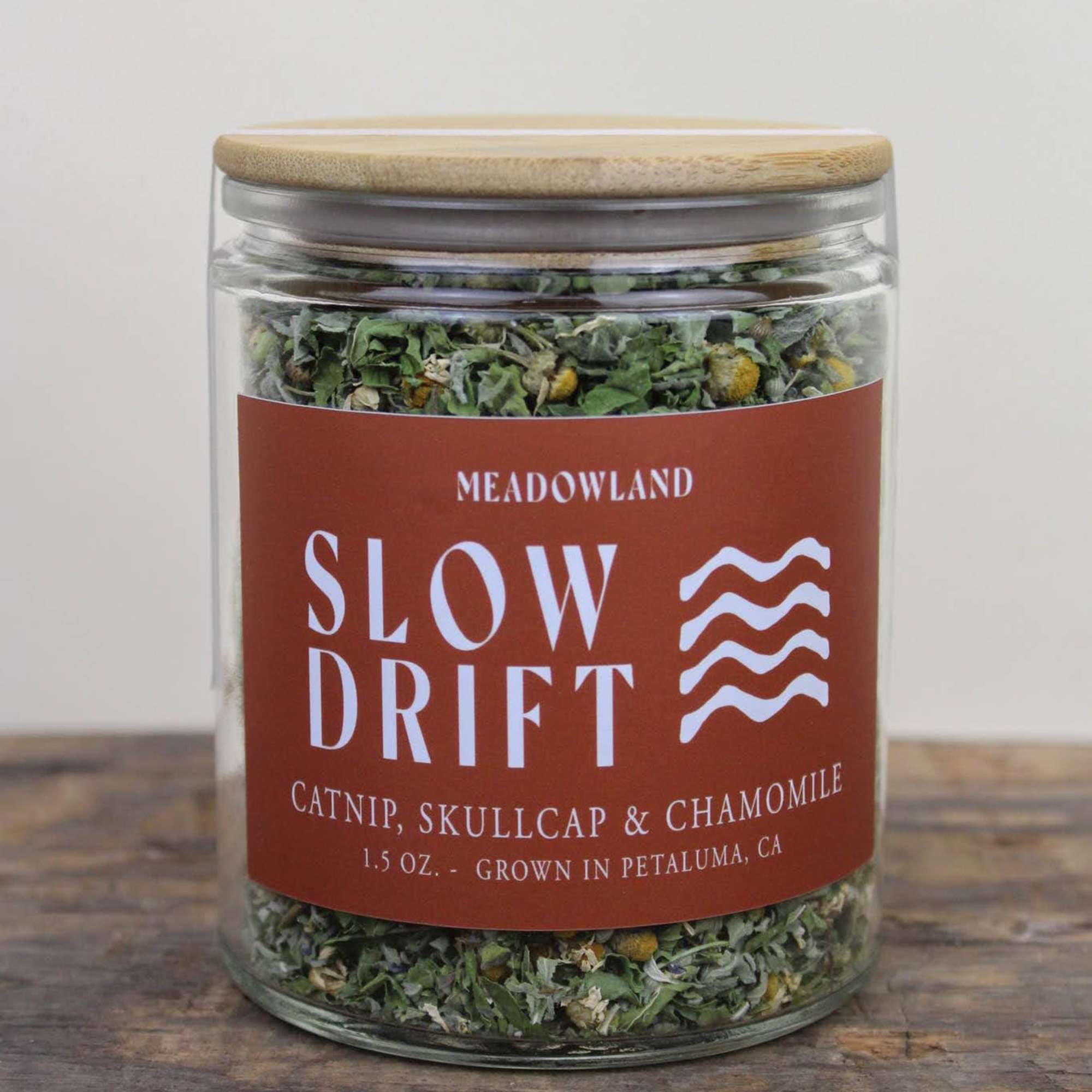 A tea blend of lemon balm, peppermint, chamomile, and calendula crafted to