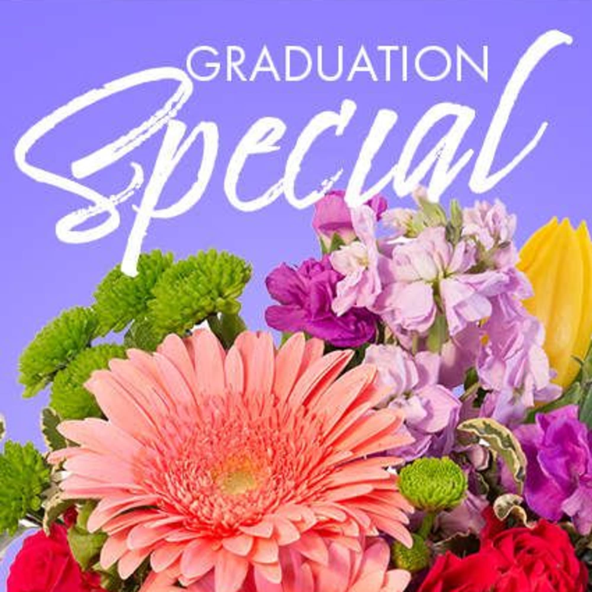 Make a good memory last with our graduation flowers! Our expert florists