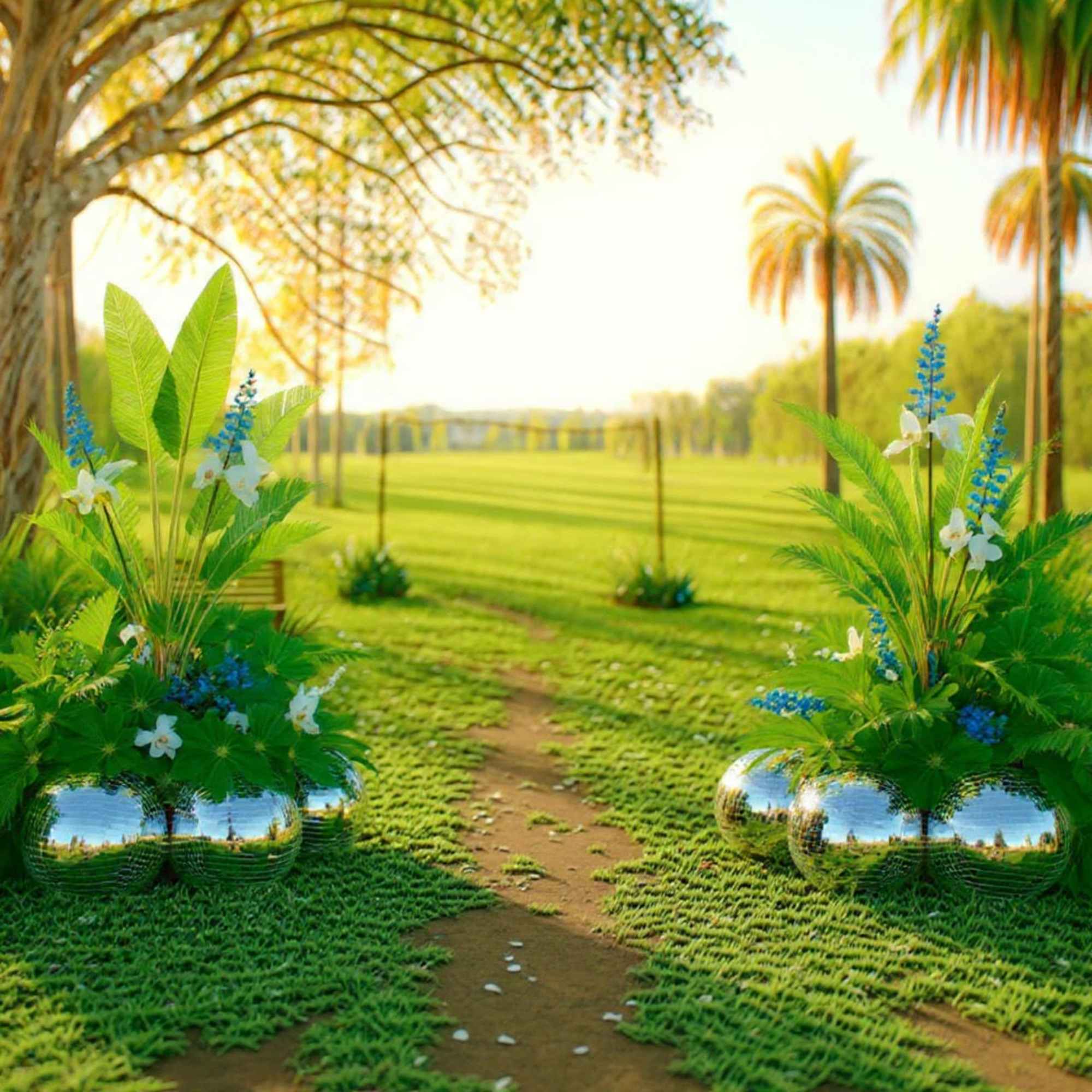 For the ceremony, will include a display of a floral ceremony archway