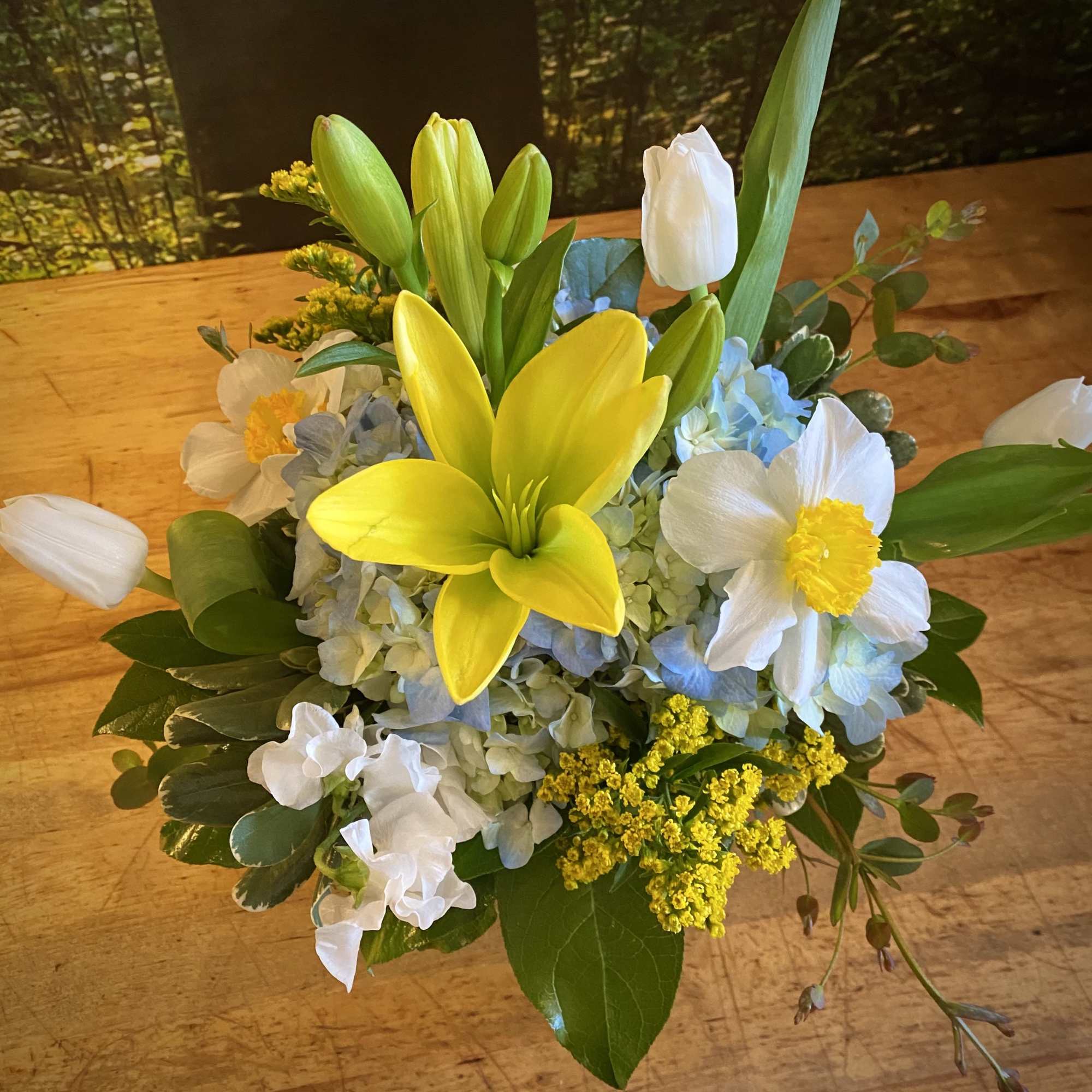 Soft and sweet, Spring Skies will bring joy to anyone's day! Blue