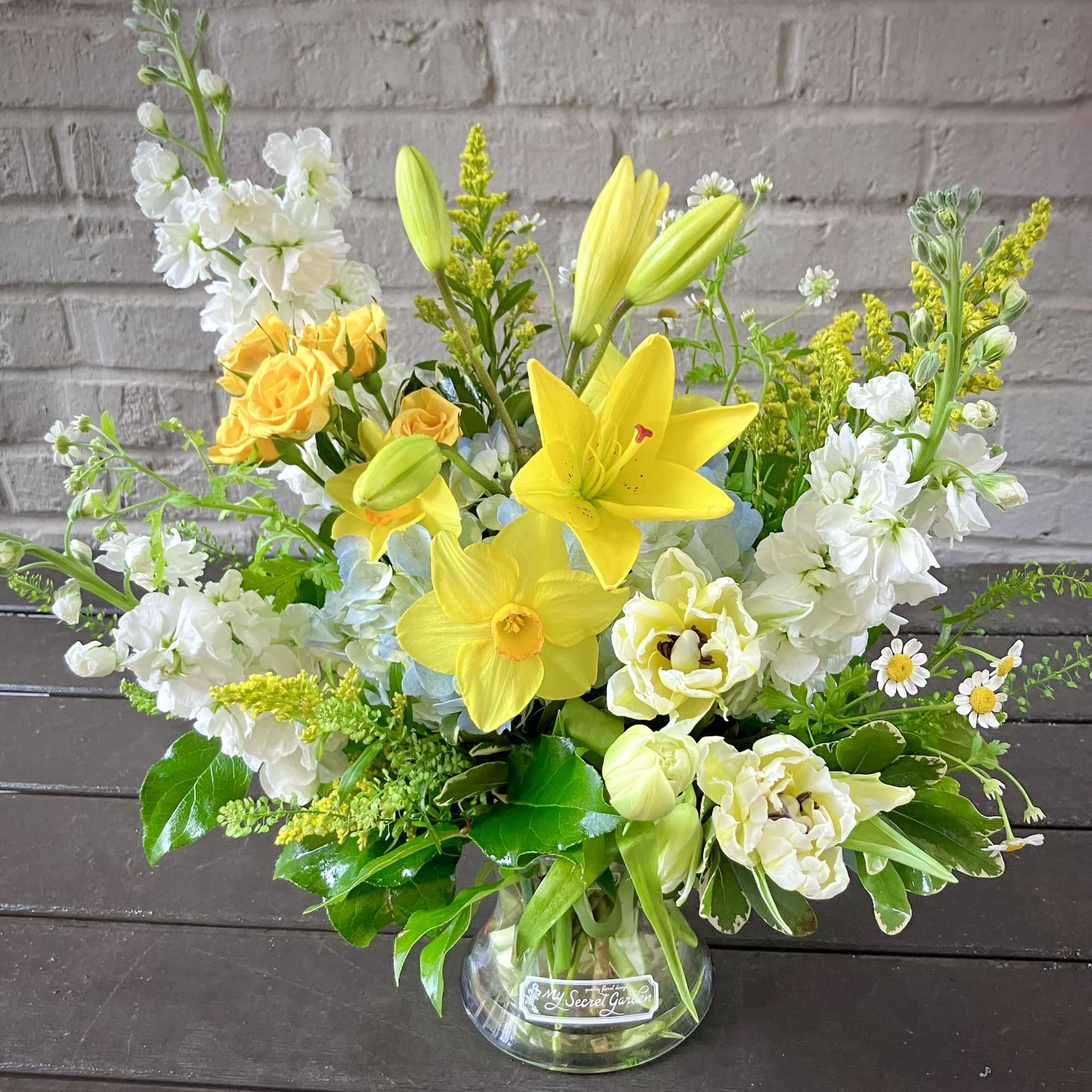 Soft and sweet, Spring Skies will bring joy to anyone's day! Blue