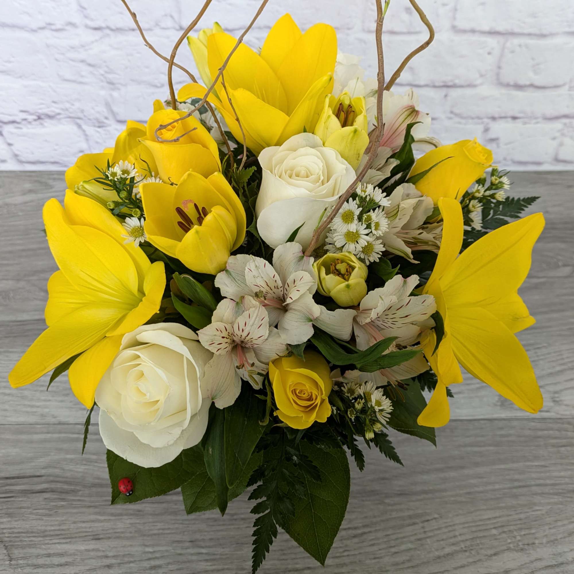Starlight is A Ladybug Floral exclusive bouquet. This bouquet includes asiatic lilys