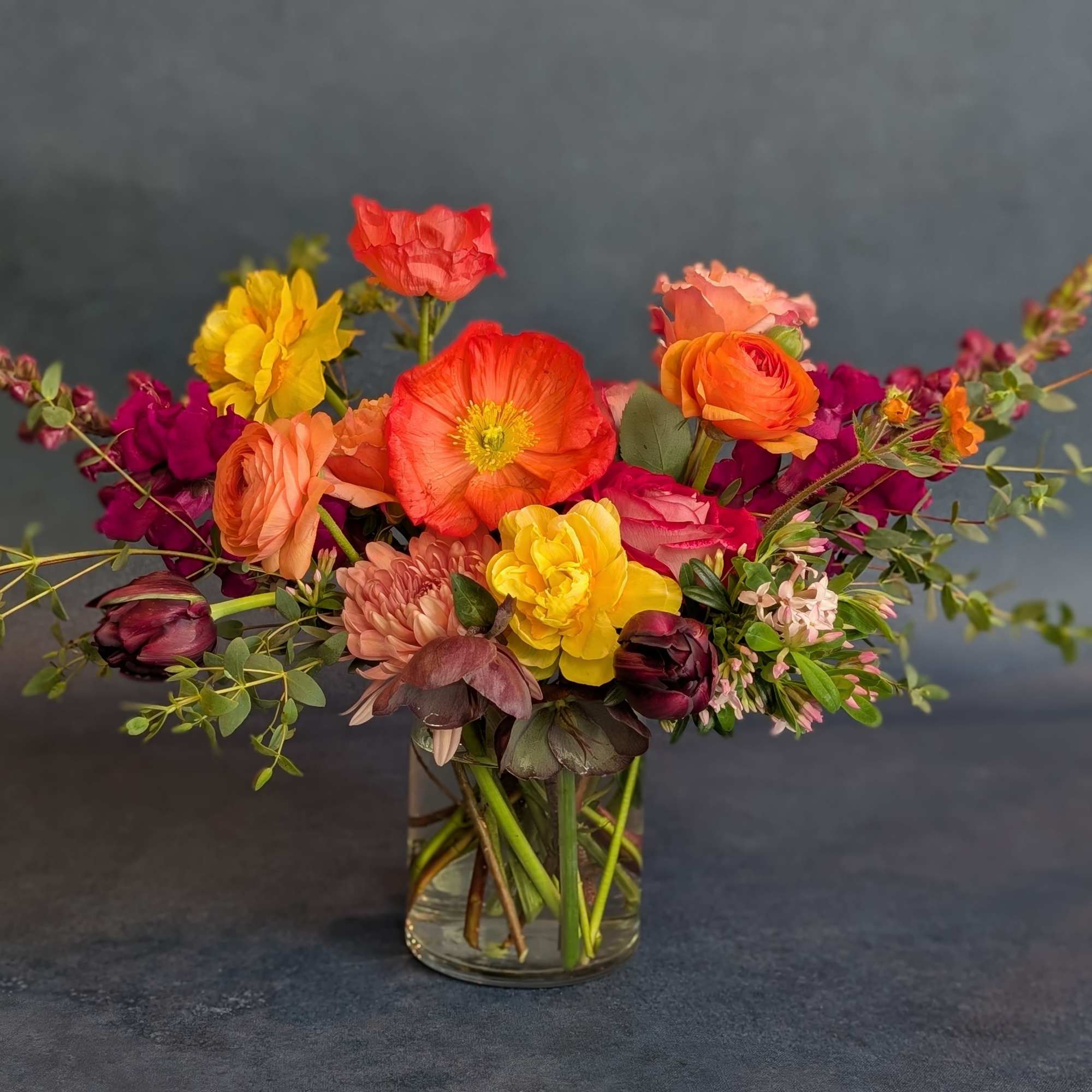 Bright, garden-fresh color takes center stage in this Designer's Choice - Bright