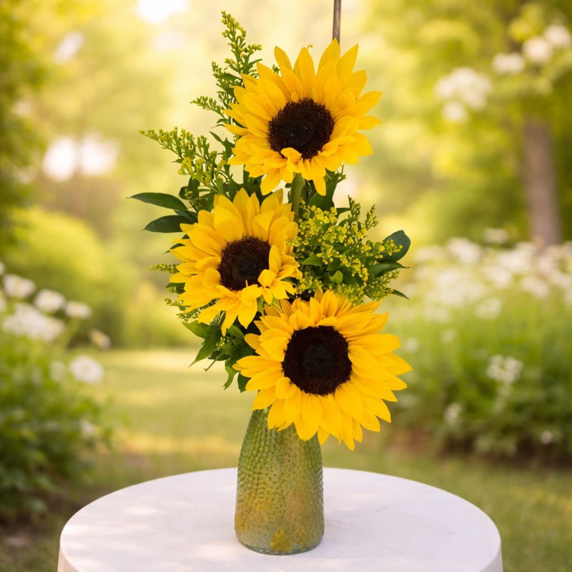 Sunshine in a Vase &ndash; Fresh Sunflower Bouquet

Bring warmth and joy into