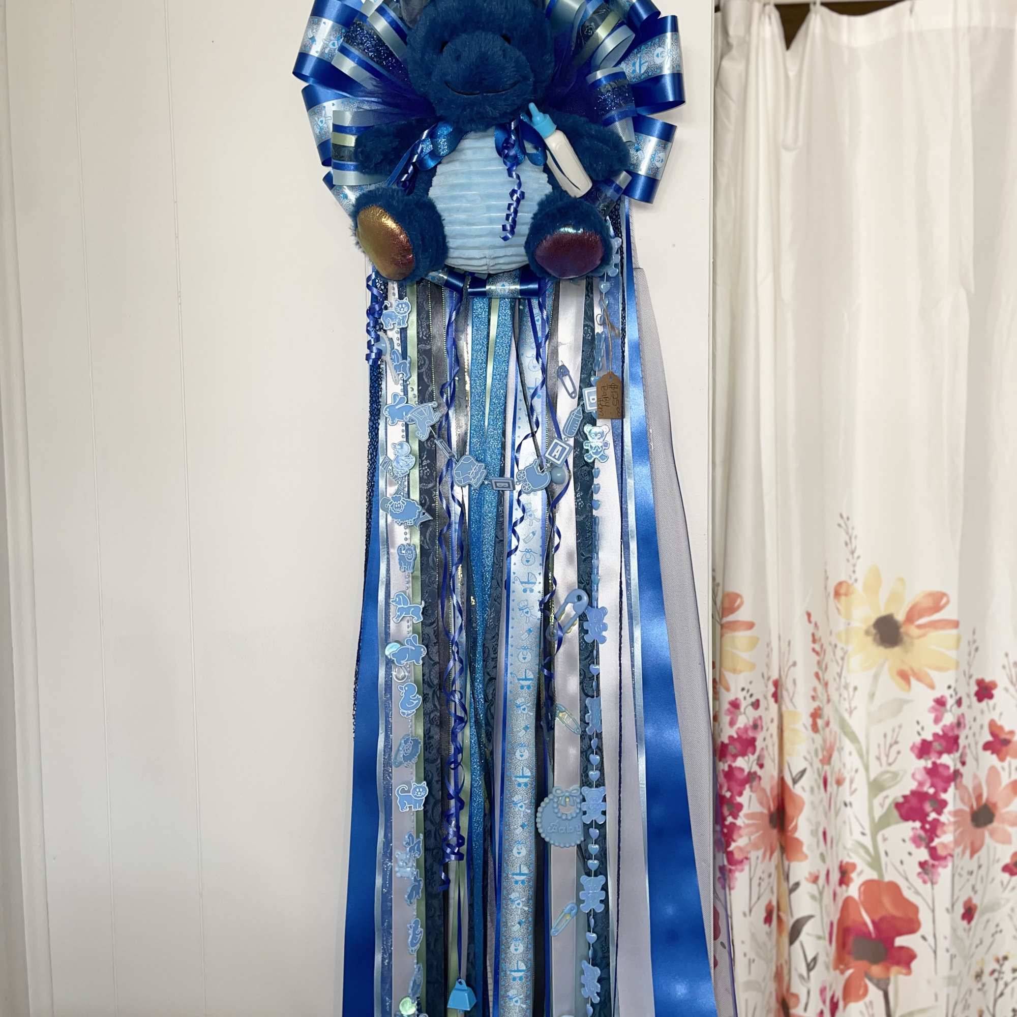 Perfect for your baby shower or to hang on a door.
Also, makes