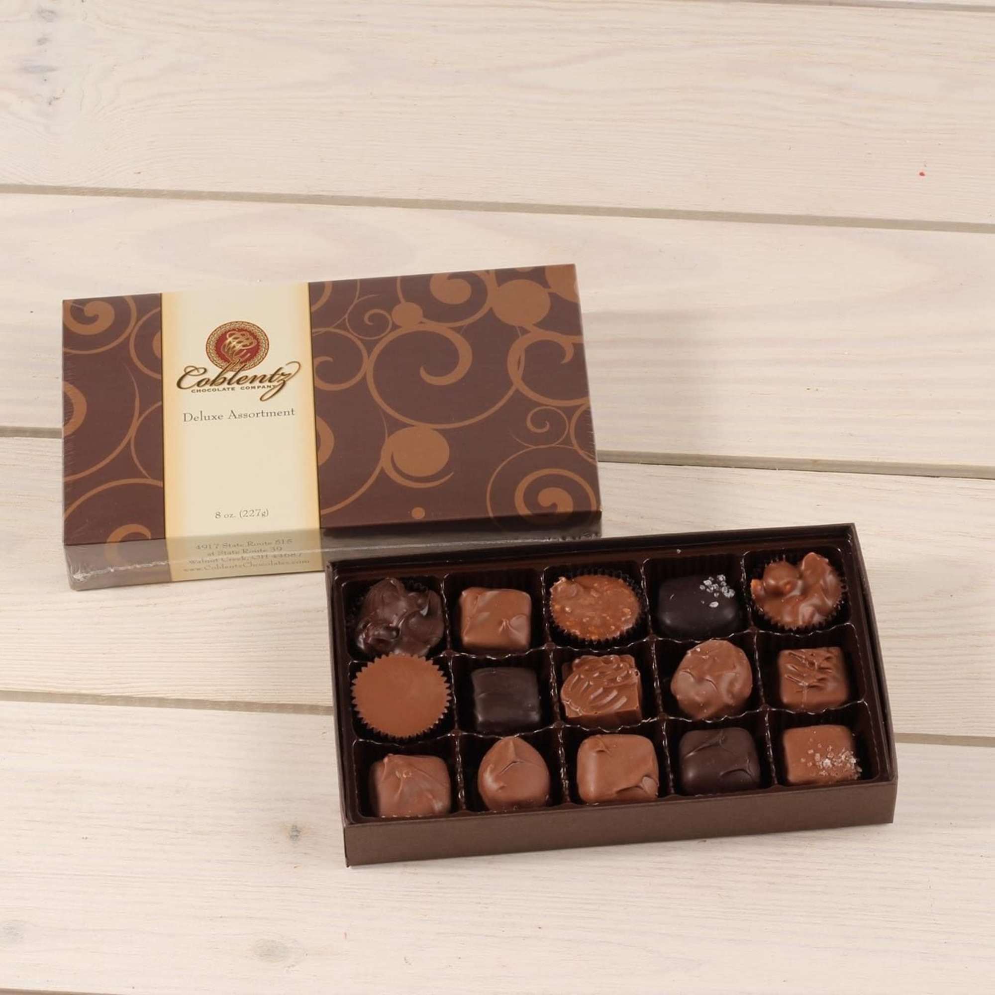 Select a delicious box of goodies for added sweetness to your gift.