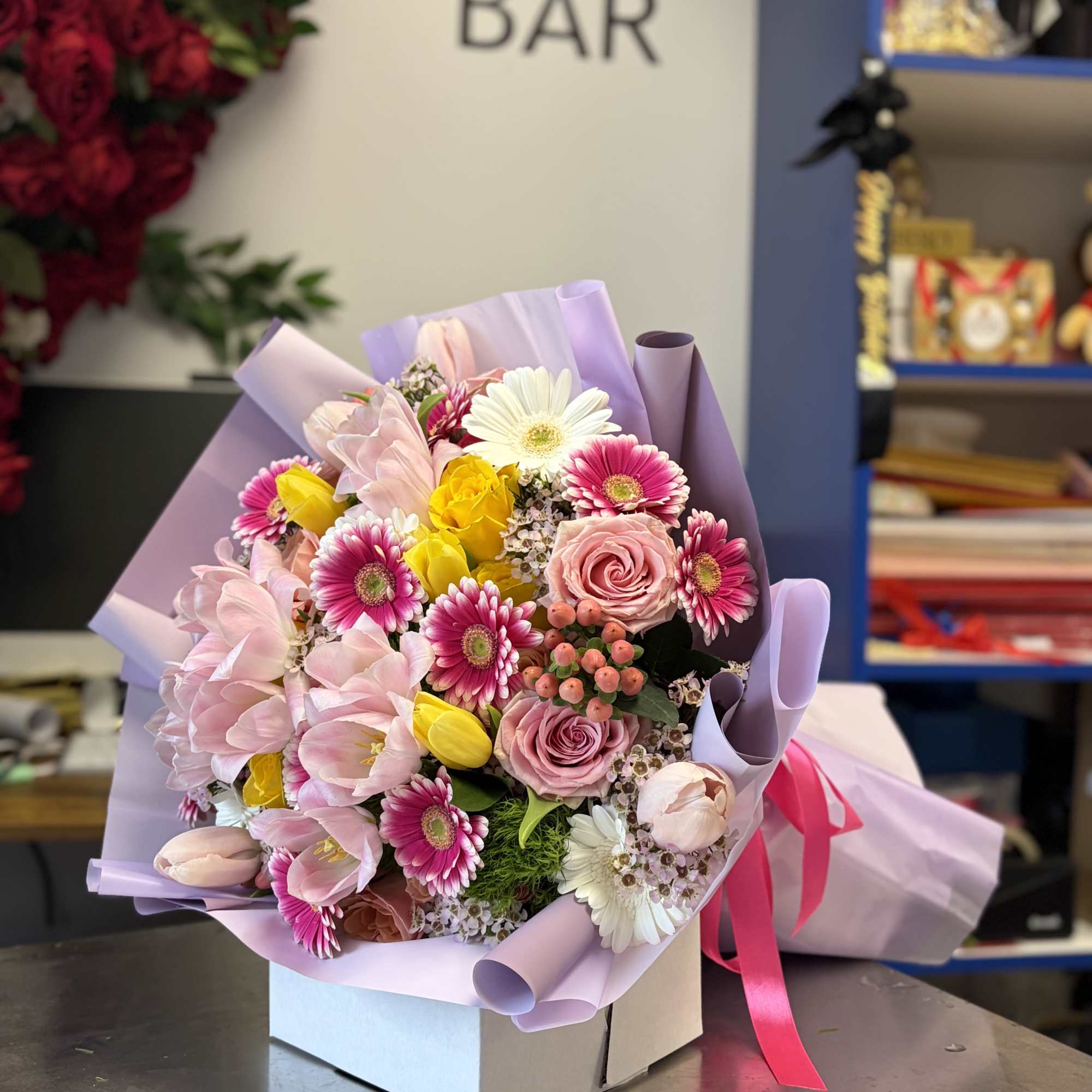 Ramo tonos pasteles dia de la madre Long Island New York