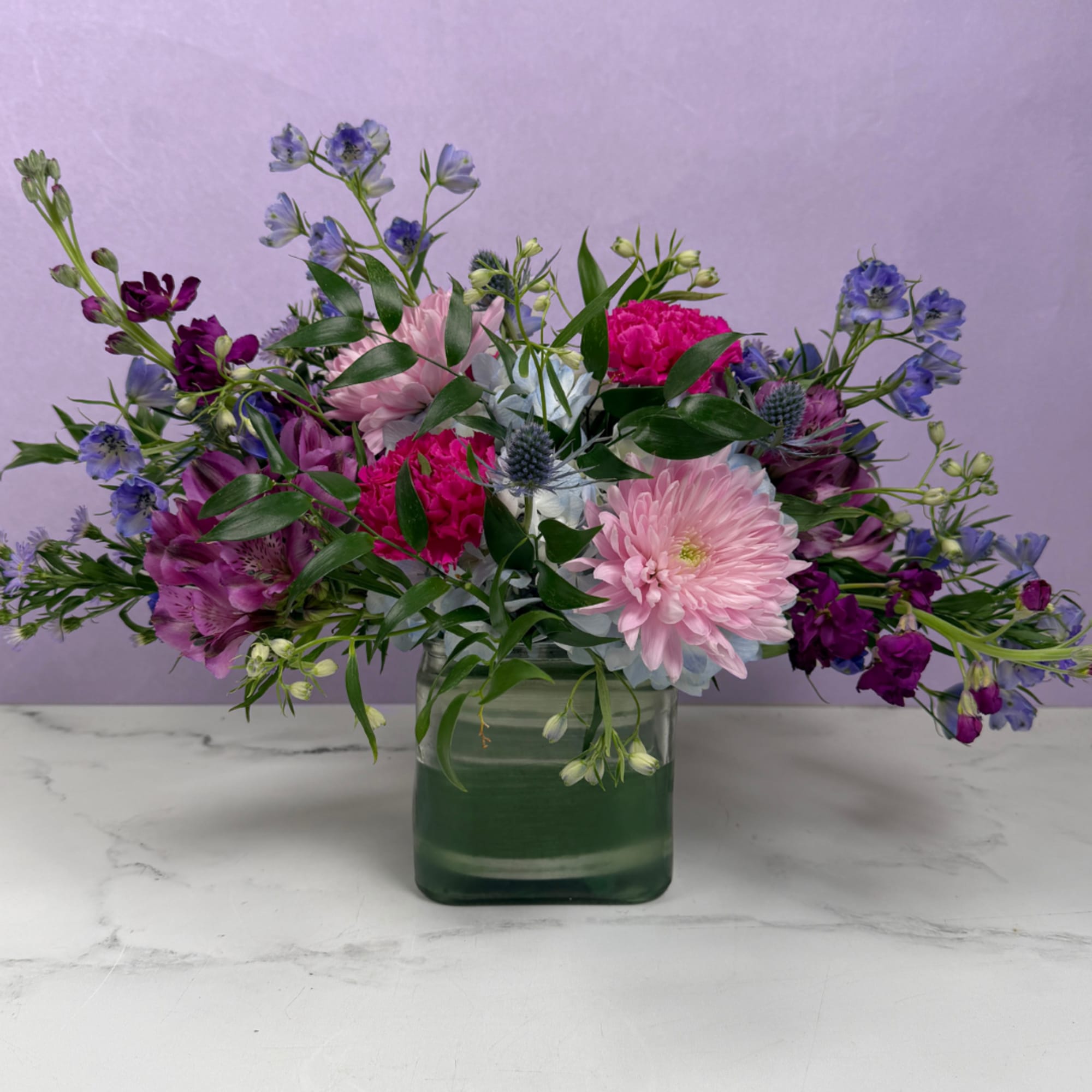 Our Cool &amp; Serene Cube features a calming blend of soft purples